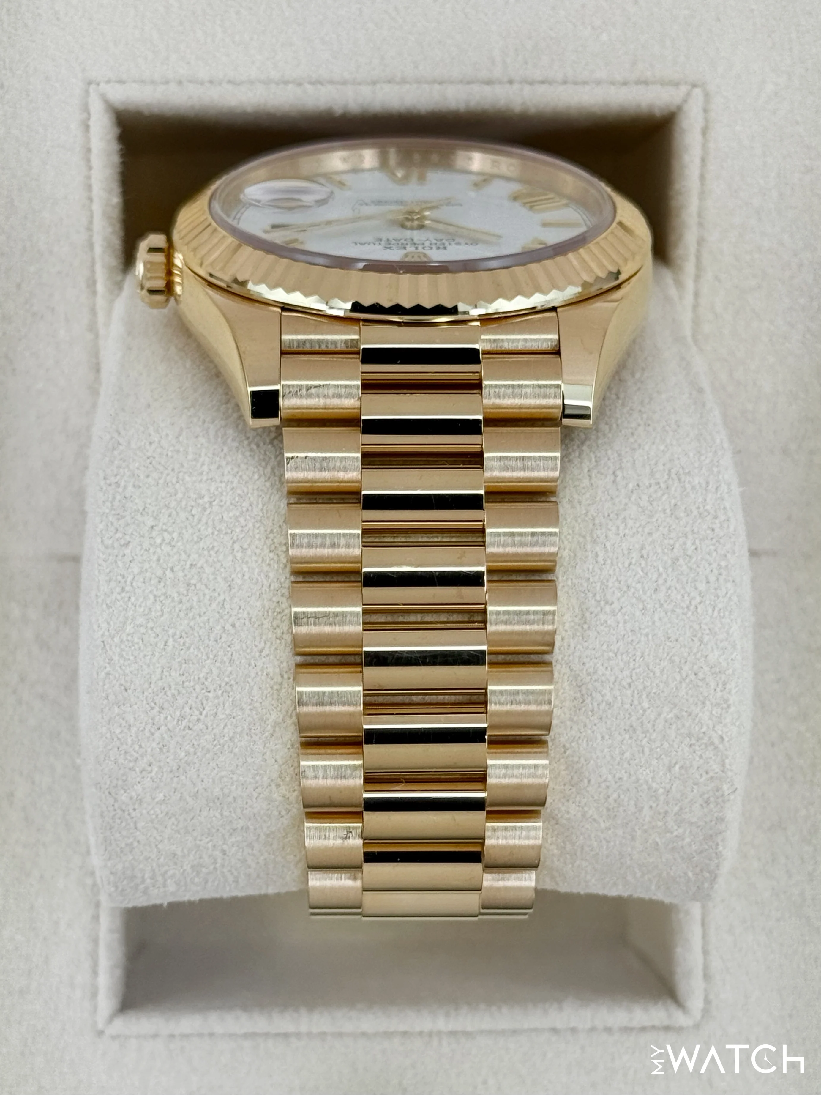 2024 Rolex Day-Date 40mm 228238 Presidential White Dial - Image 4