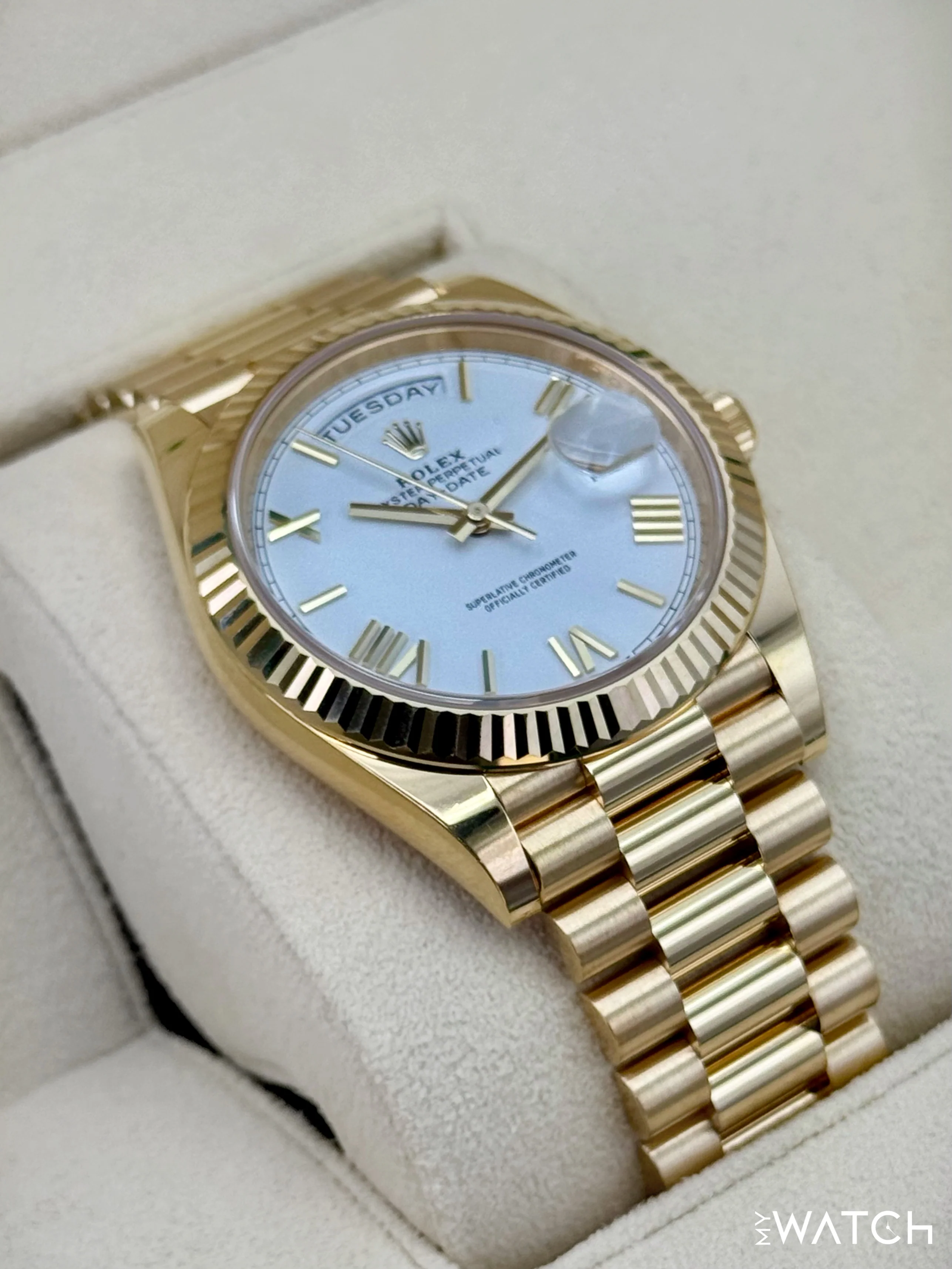 2024 Rolex Day-Date 40mm 228238 Presidential White Dial - Image 6