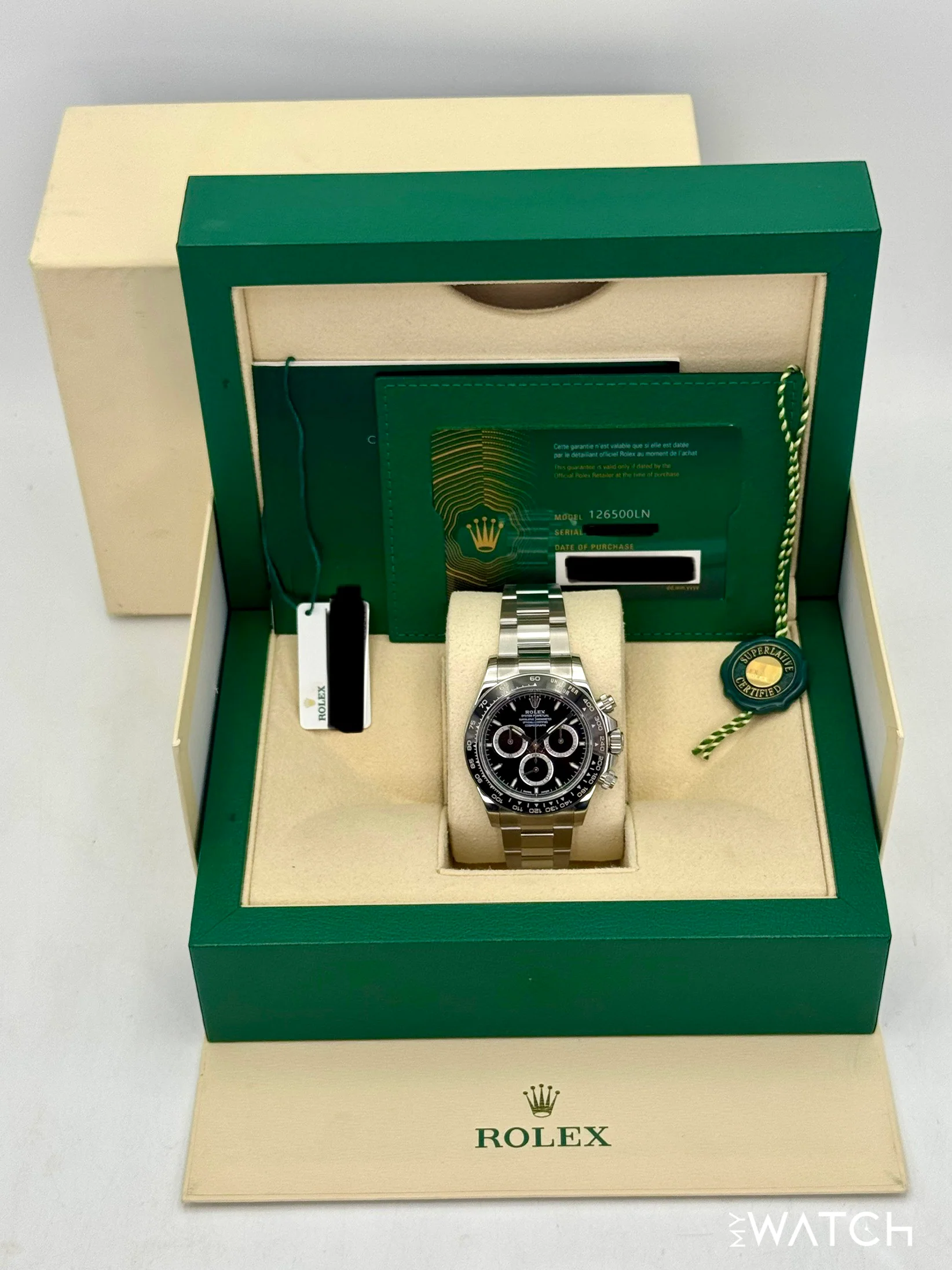 2024 Rolex Daytona 40mm 126500LN Stainless Steel Black Dial - Image 9