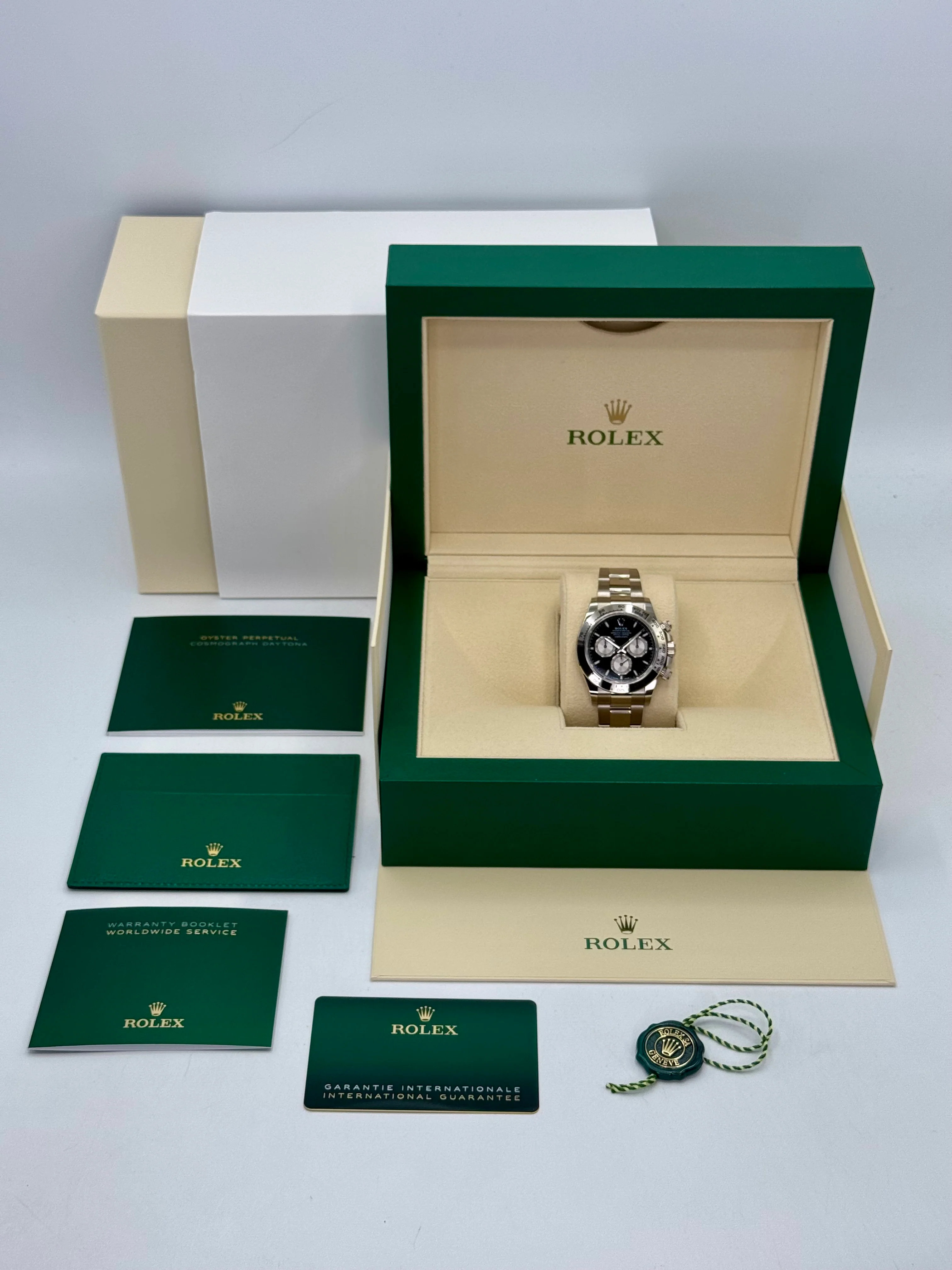 NEW 2024 Rolex Daytona 40mm 126509 White Gold Black Dial - Image 10