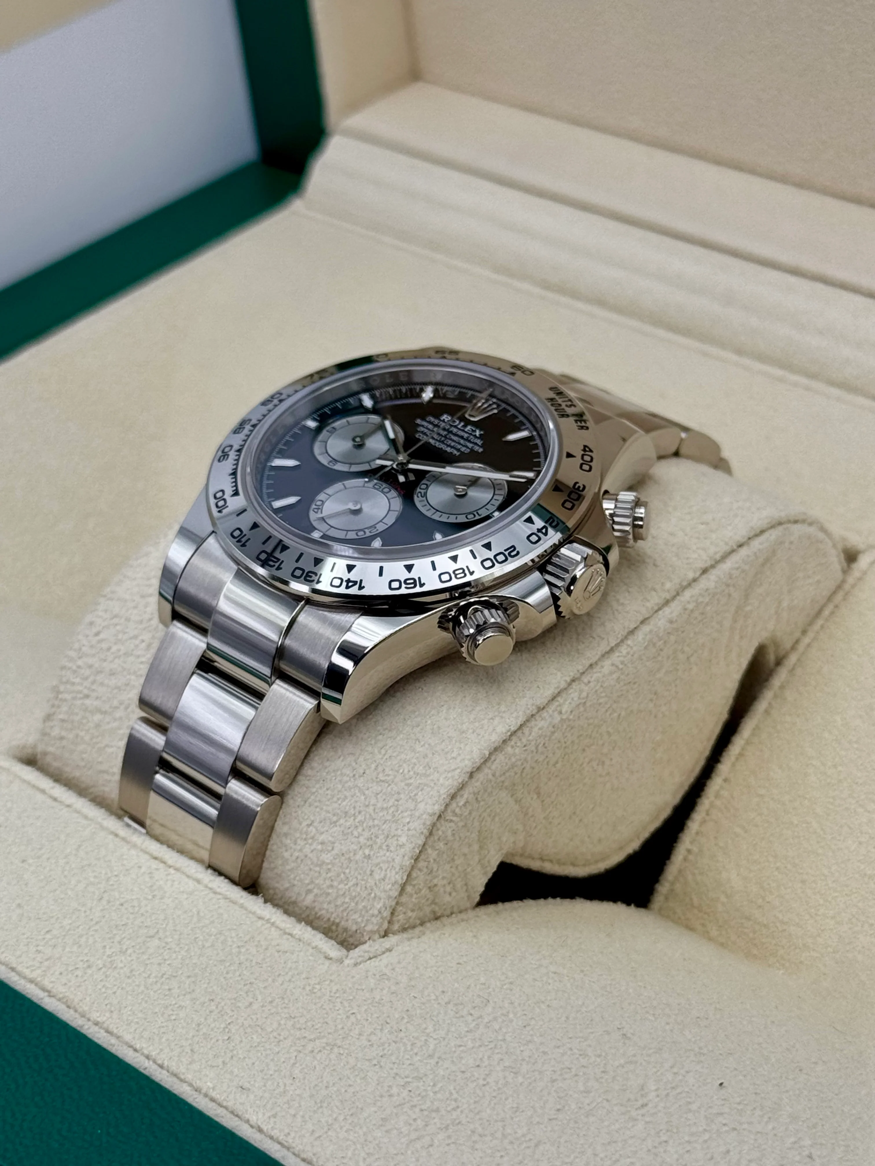 NEW 2024 Rolex Daytona 40mm 126509 White Gold Black Dial - Image 5