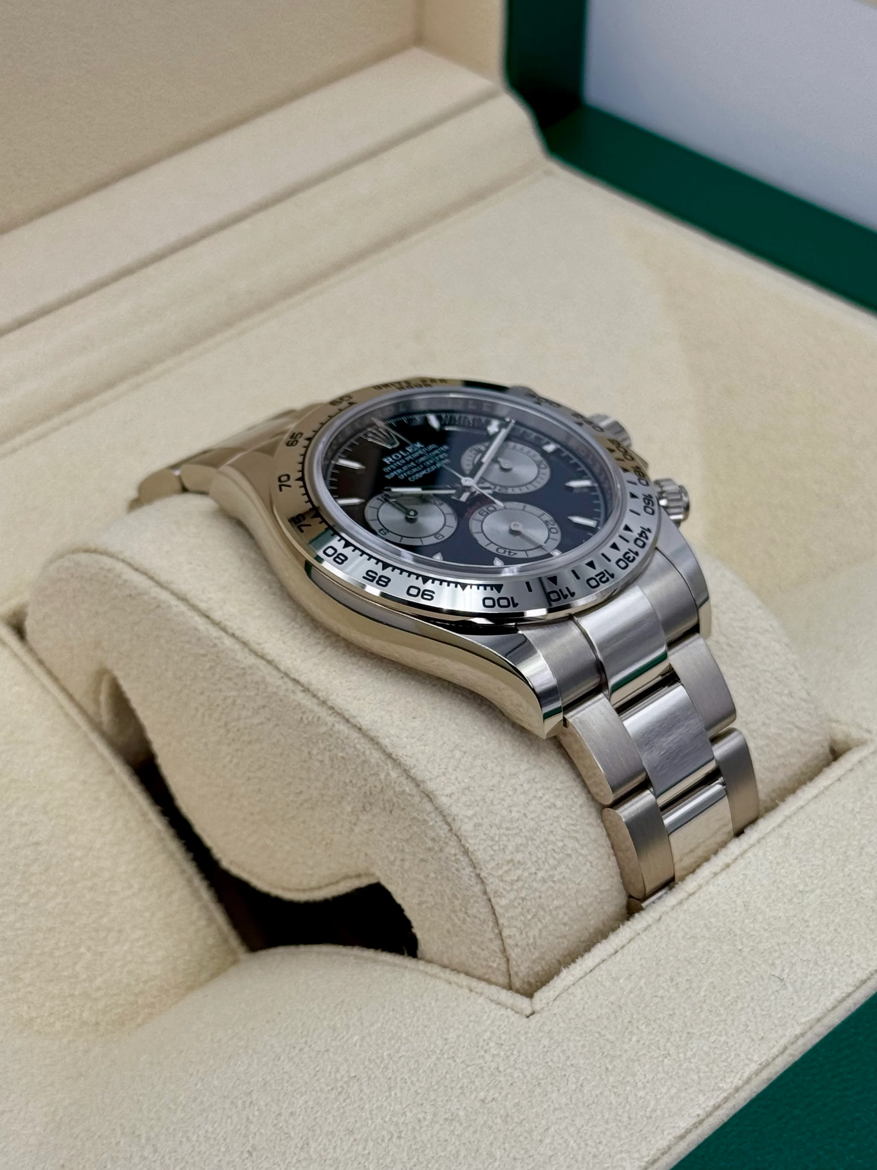NEW 2024 Rolex Daytona 40mm 126509 White Gold Black Dial - Image 6