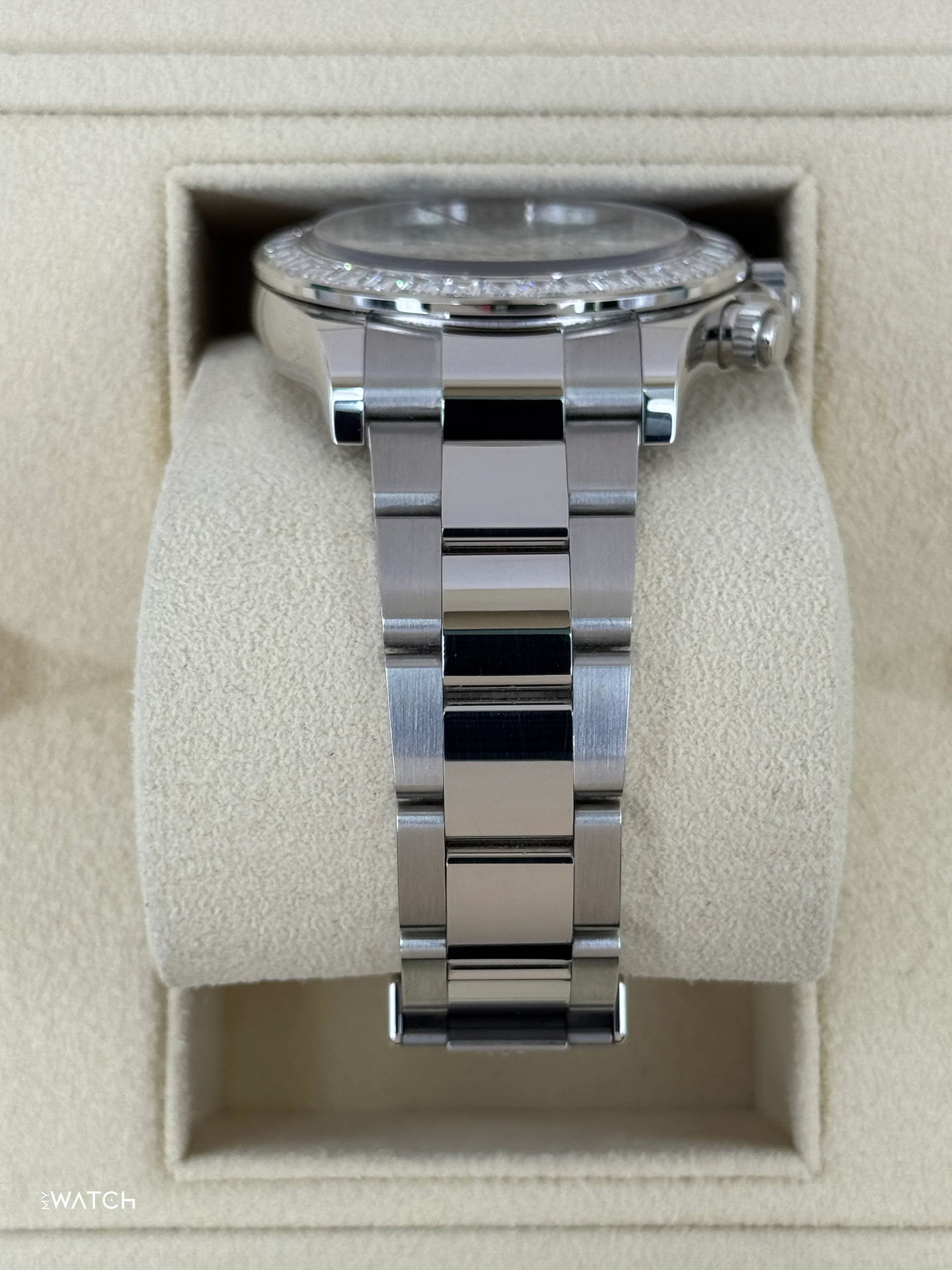 2024 Rolex Daytona 40mm 126576TBR Platinum Diamond Bezel Diamond Paved Dial - Image 3