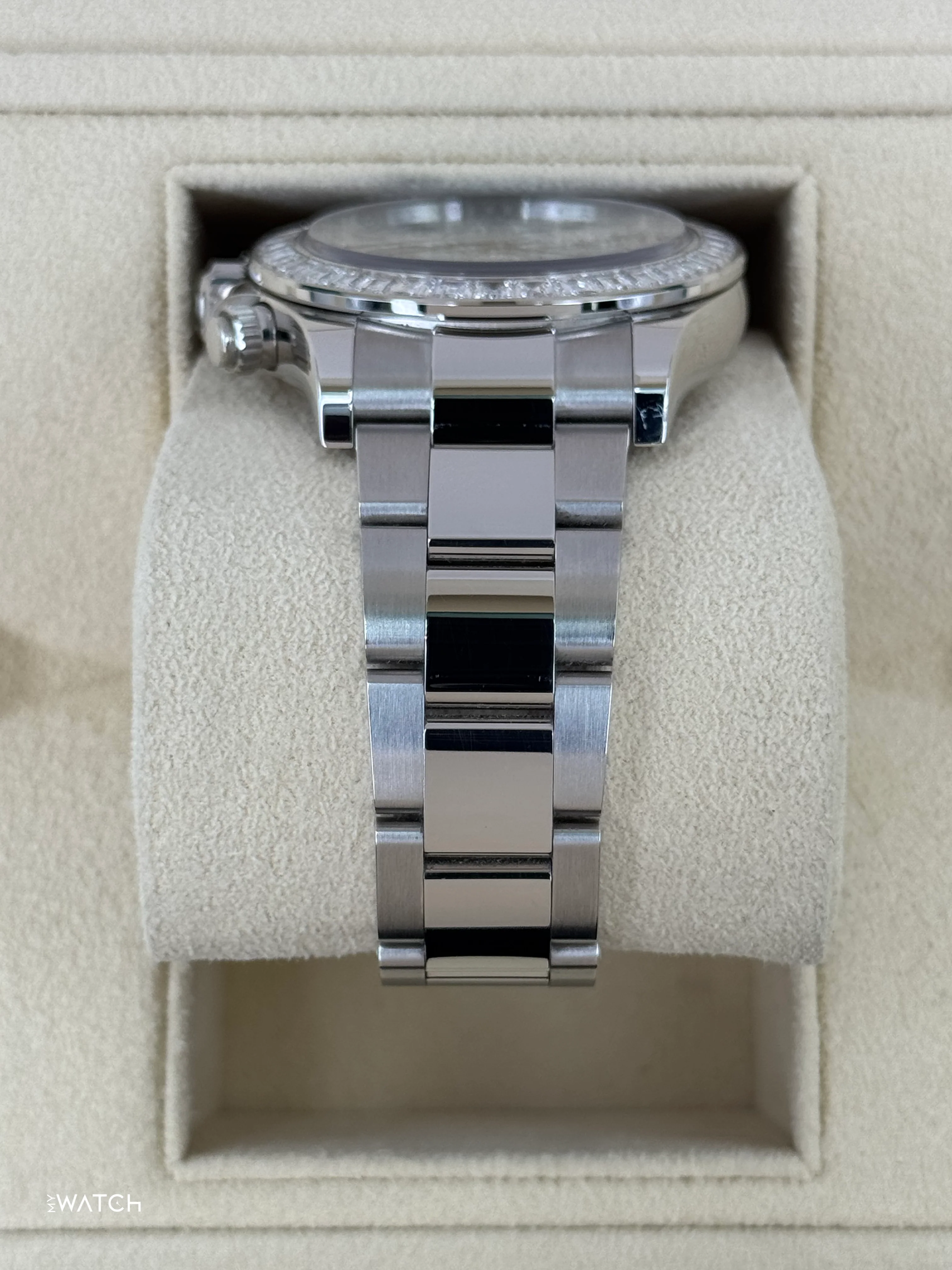 2024 Rolex Daytona 40mm 126576TBR Platinum Diamond Bezel Diamond Paved Dial - Image 4