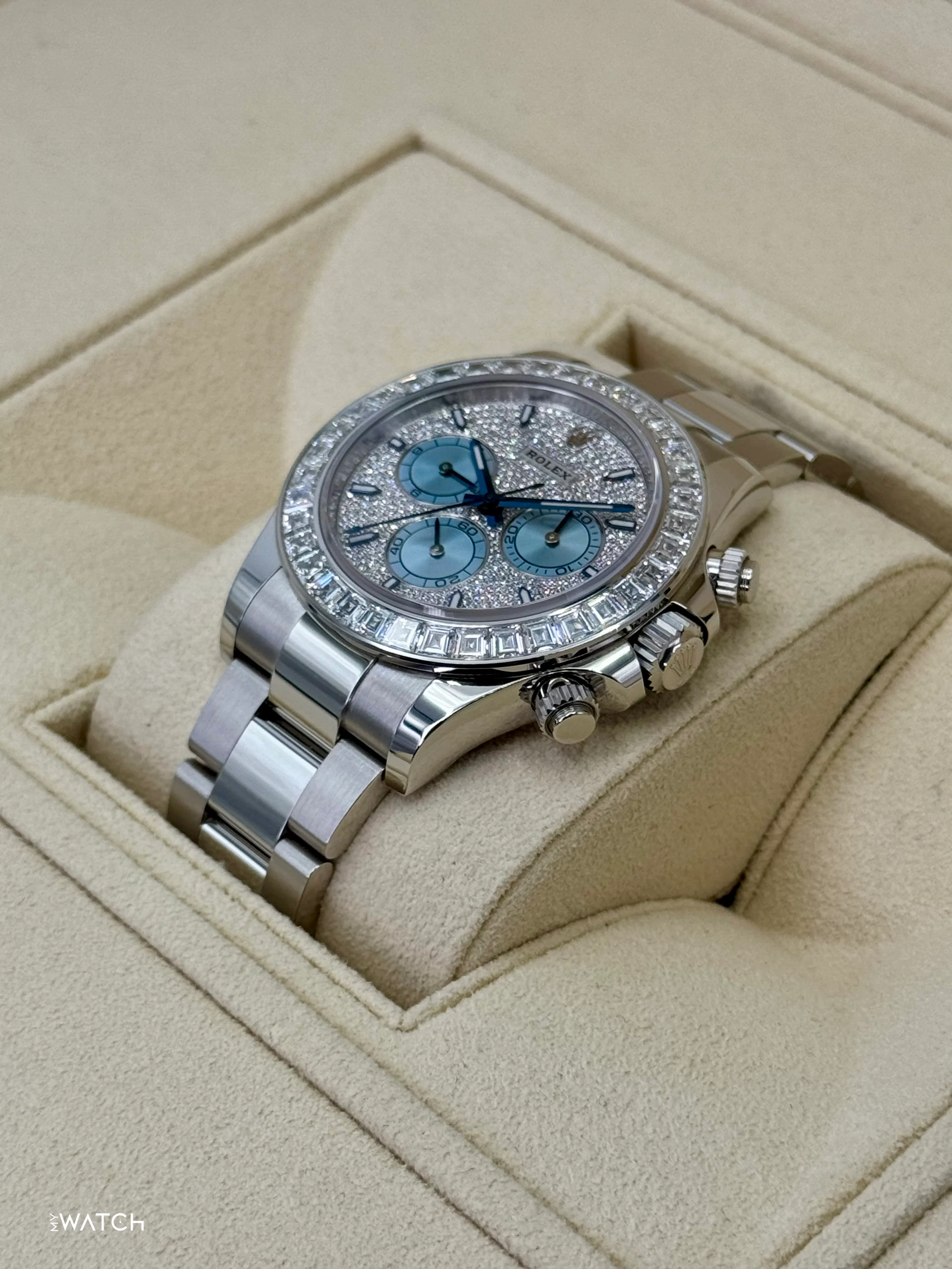 2024 Rolex Daytona 40mm 126576TBR Platinum Diamond Bezel Diamond Paved Dial - Image 5