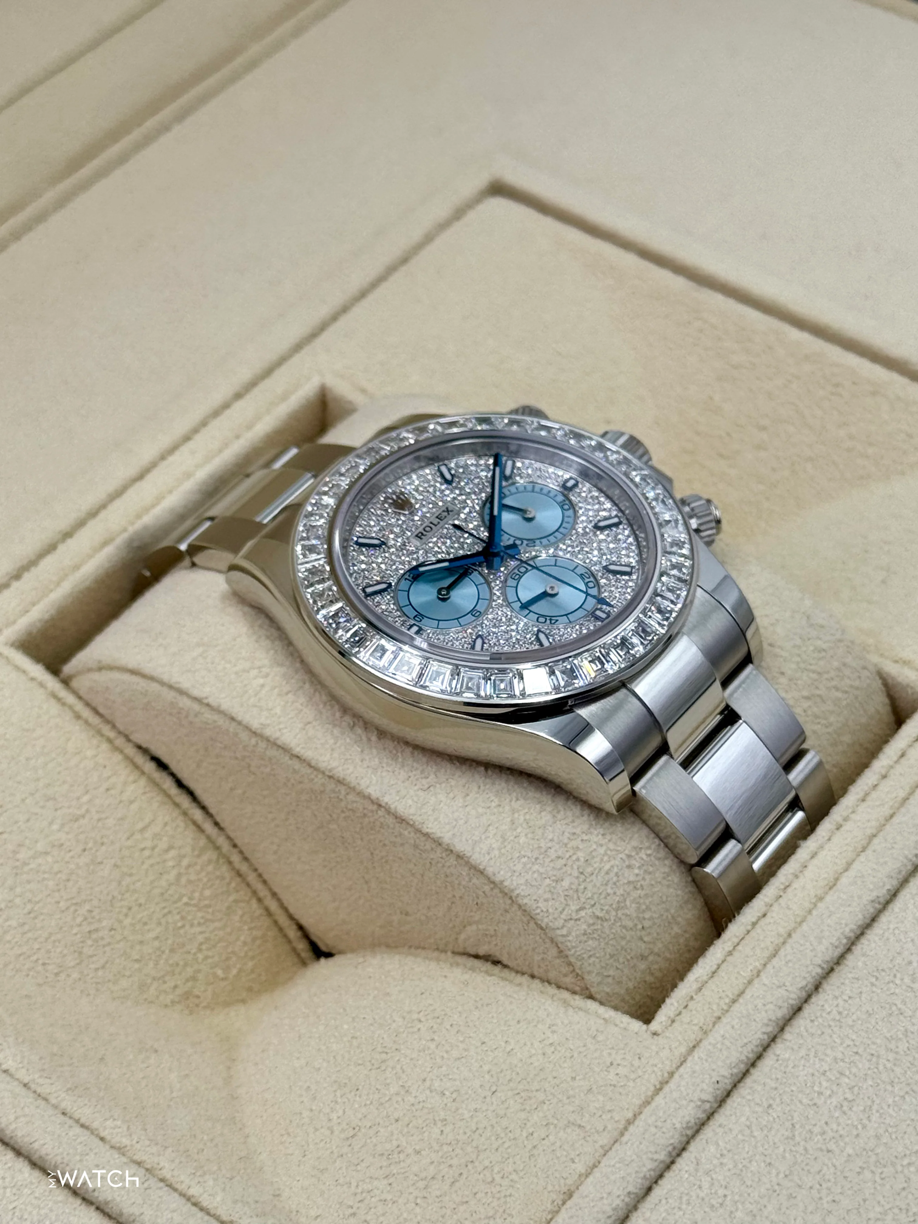 2024 Rolex Daytona 40mm 126576TBR Platinum Diamond Bezel Diamond Paved Dial - Image 6