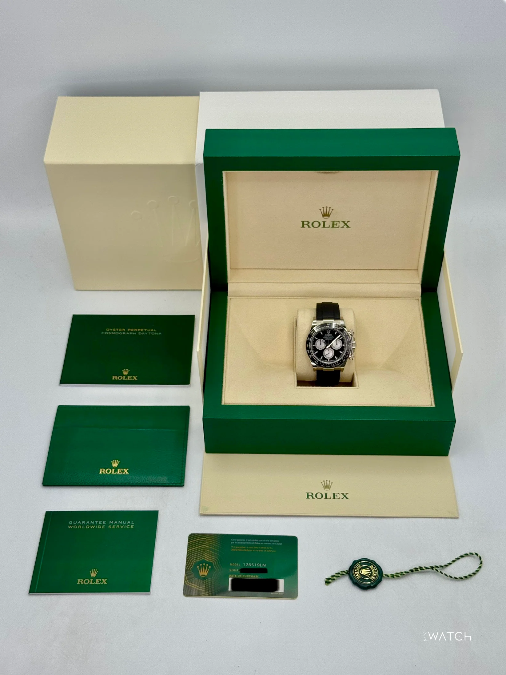 2024 Rolex Daytona "Baby Le Mans" 40mm 126519LN White Gold Black Dial (STICKERED) - Image 10