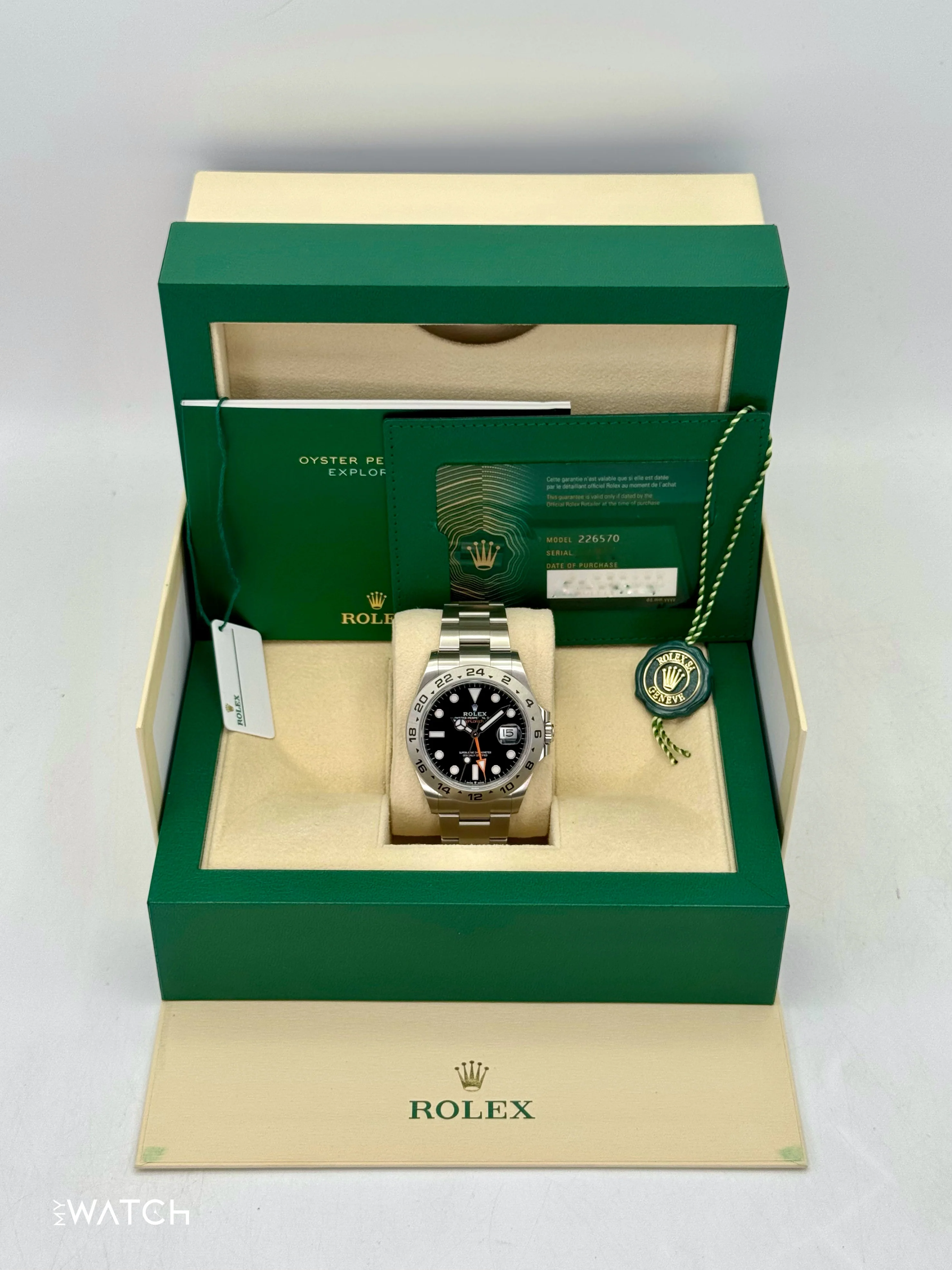2024 Rolex Explorer II 42mm 226570 Black Dial - Image 8