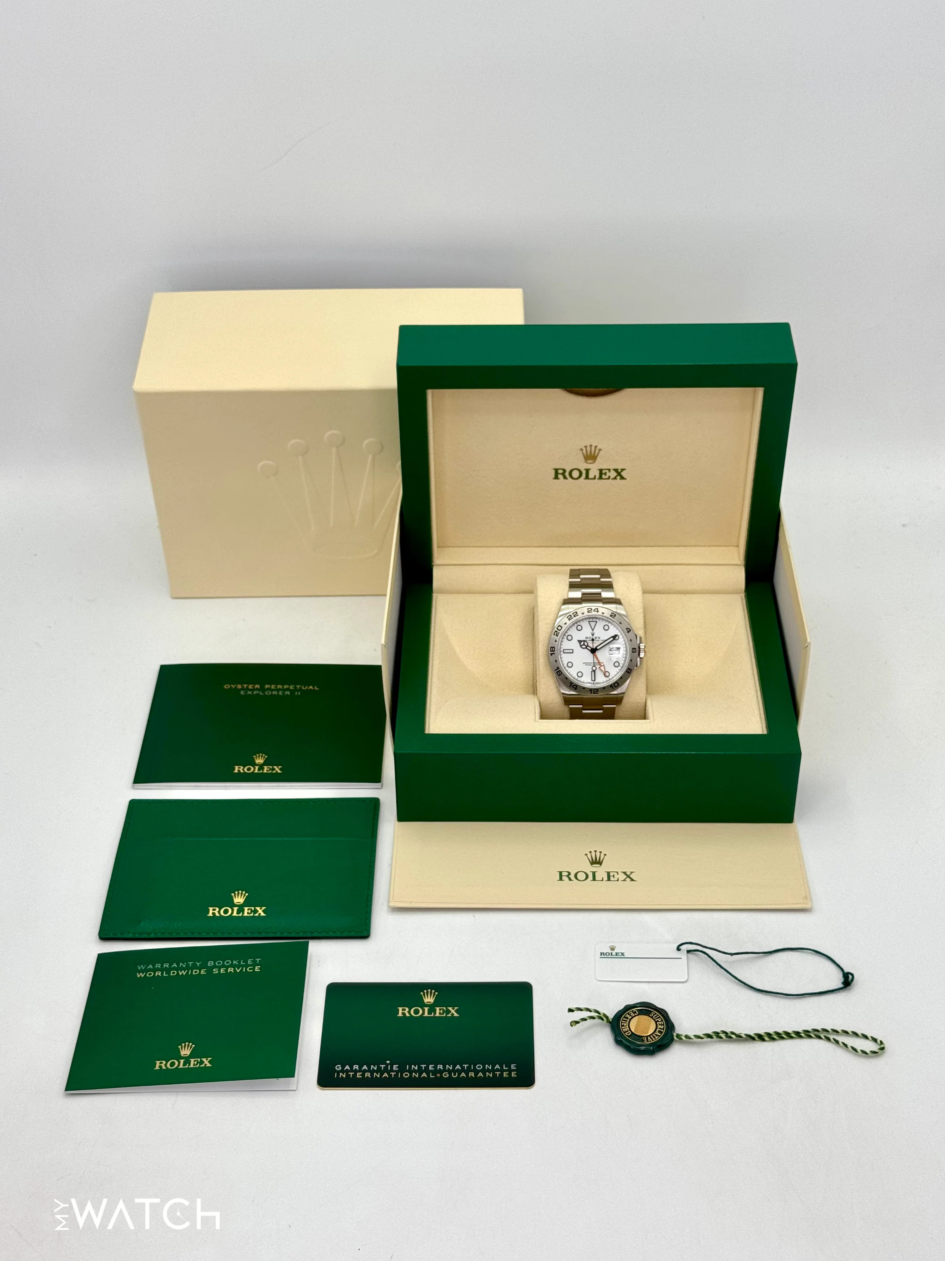 2024 Rolex Explorer II 42mm 226570 Polar White Dial - Image 10