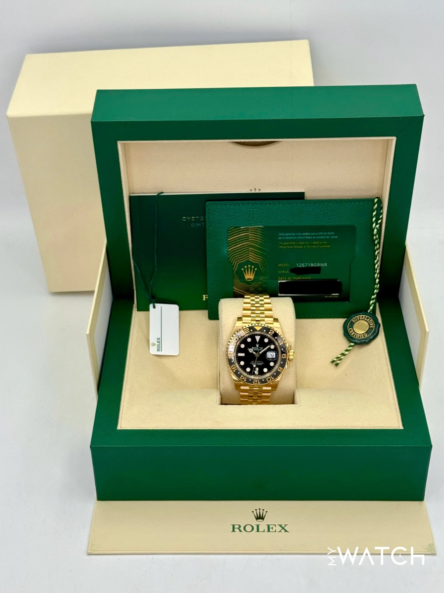 2024 Rolex GMT-Master II 40mm 126718GRNR Jubilee Black Dial - Image 9
