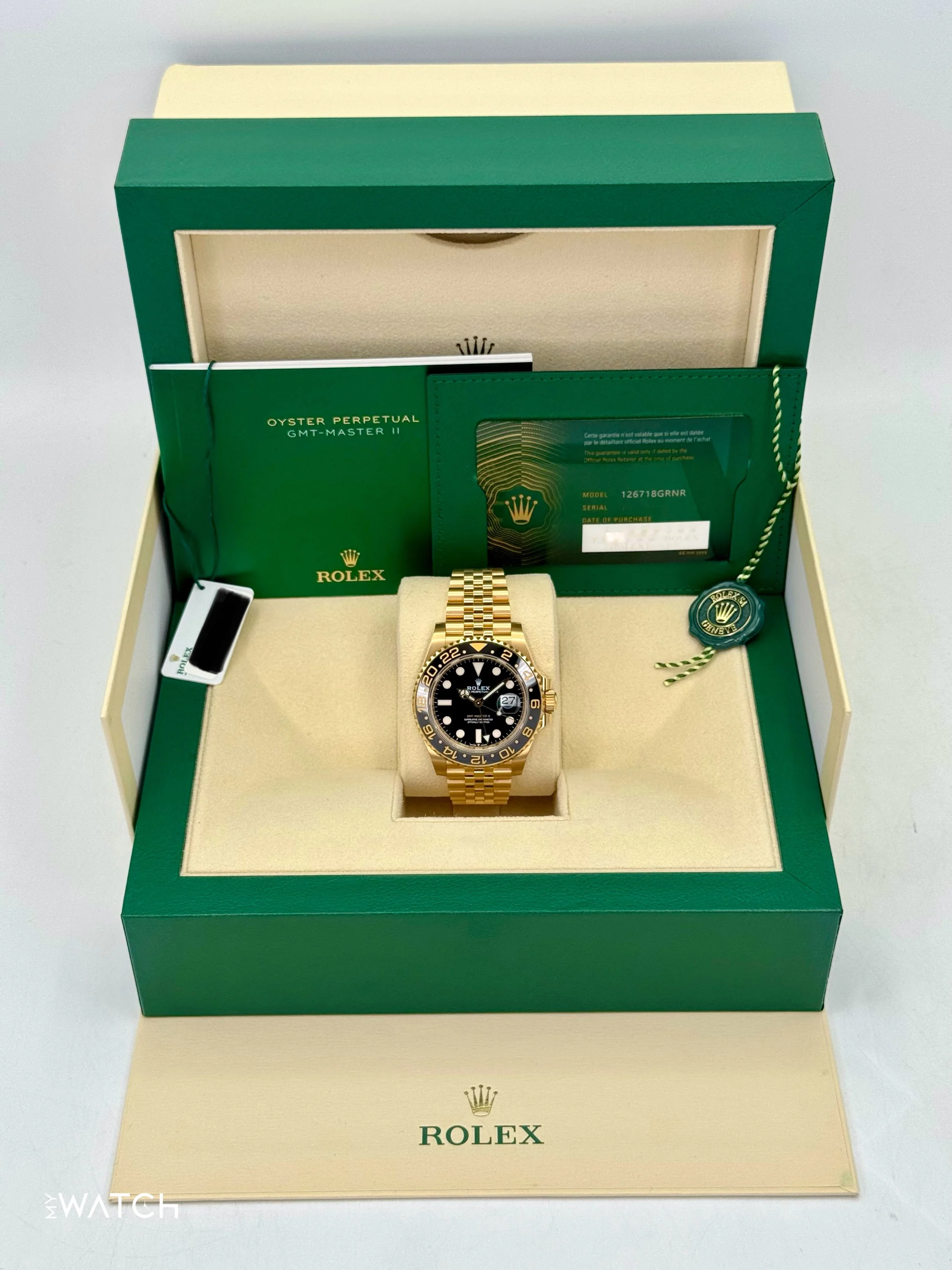 2024 Rolex GMT-Master II 40mm 126718GRNR Jubilee Black Dial - Image 9