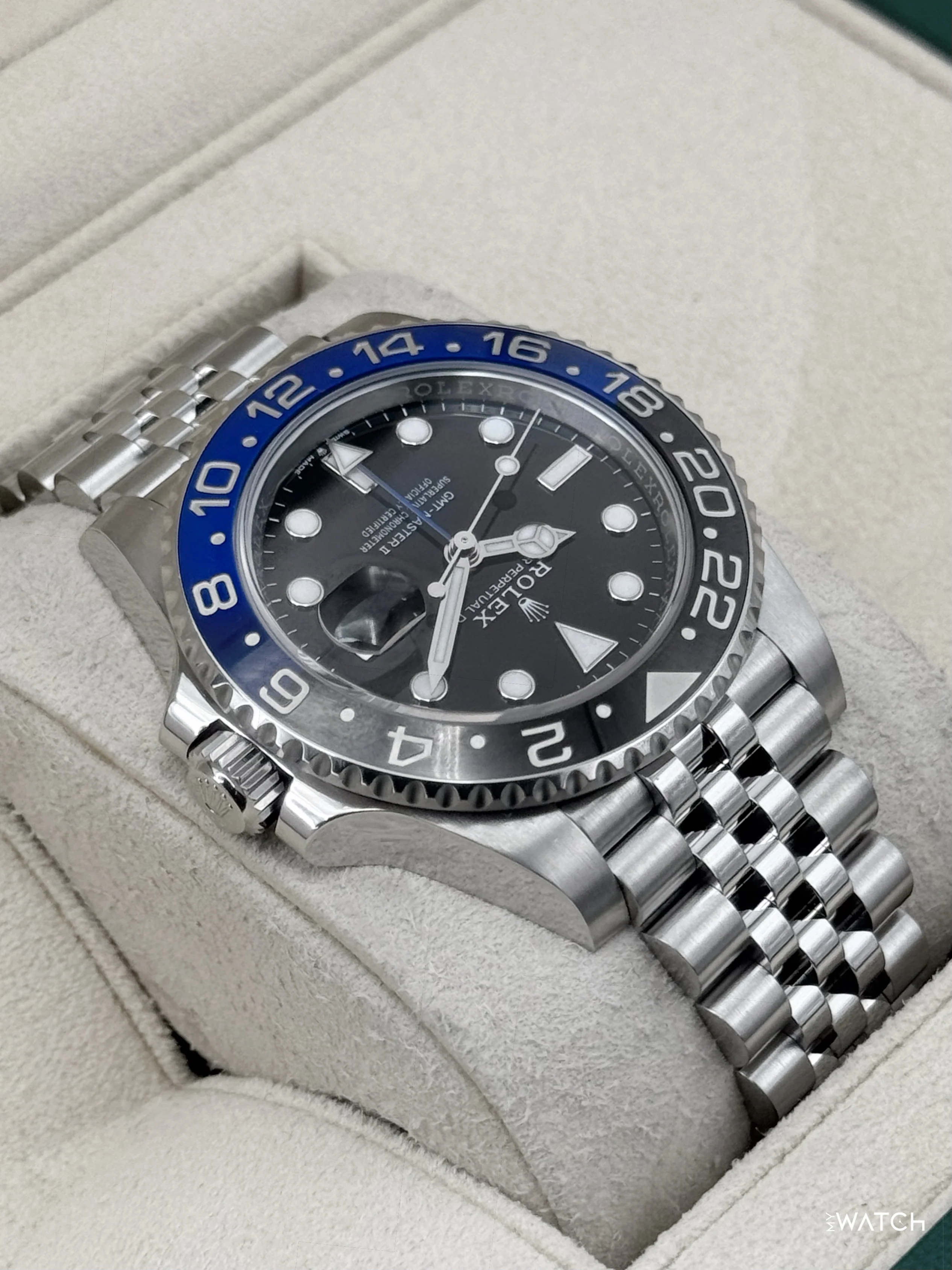 2024 Rolex GMT-Master II "Batgirl" 40mm 126710BLNR Jubilee - Image 8