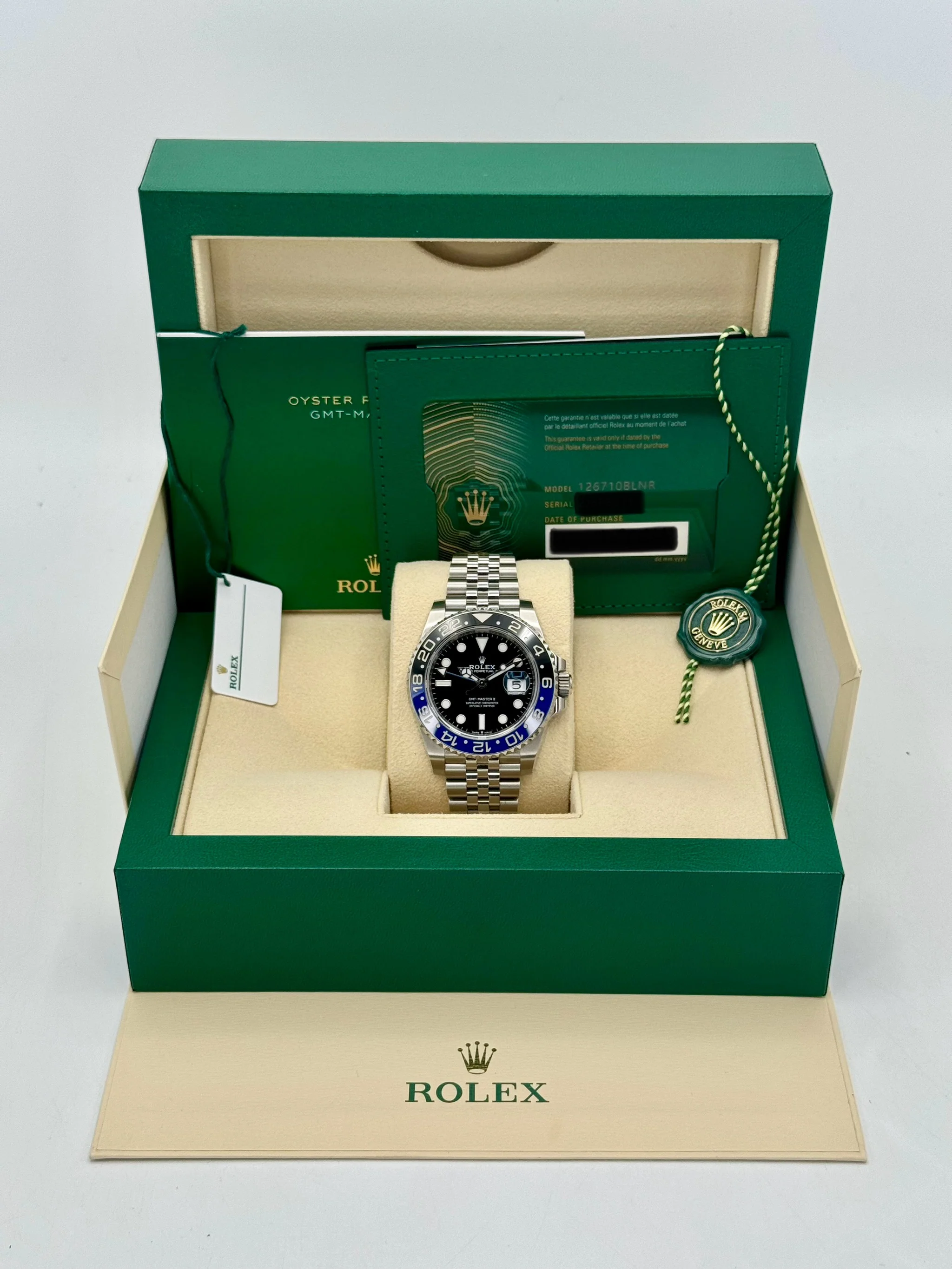 2024 Rolex GMT-Master II "Batgirl" 40mm 126710BLNR Jubilee Black Dial - Image 11
