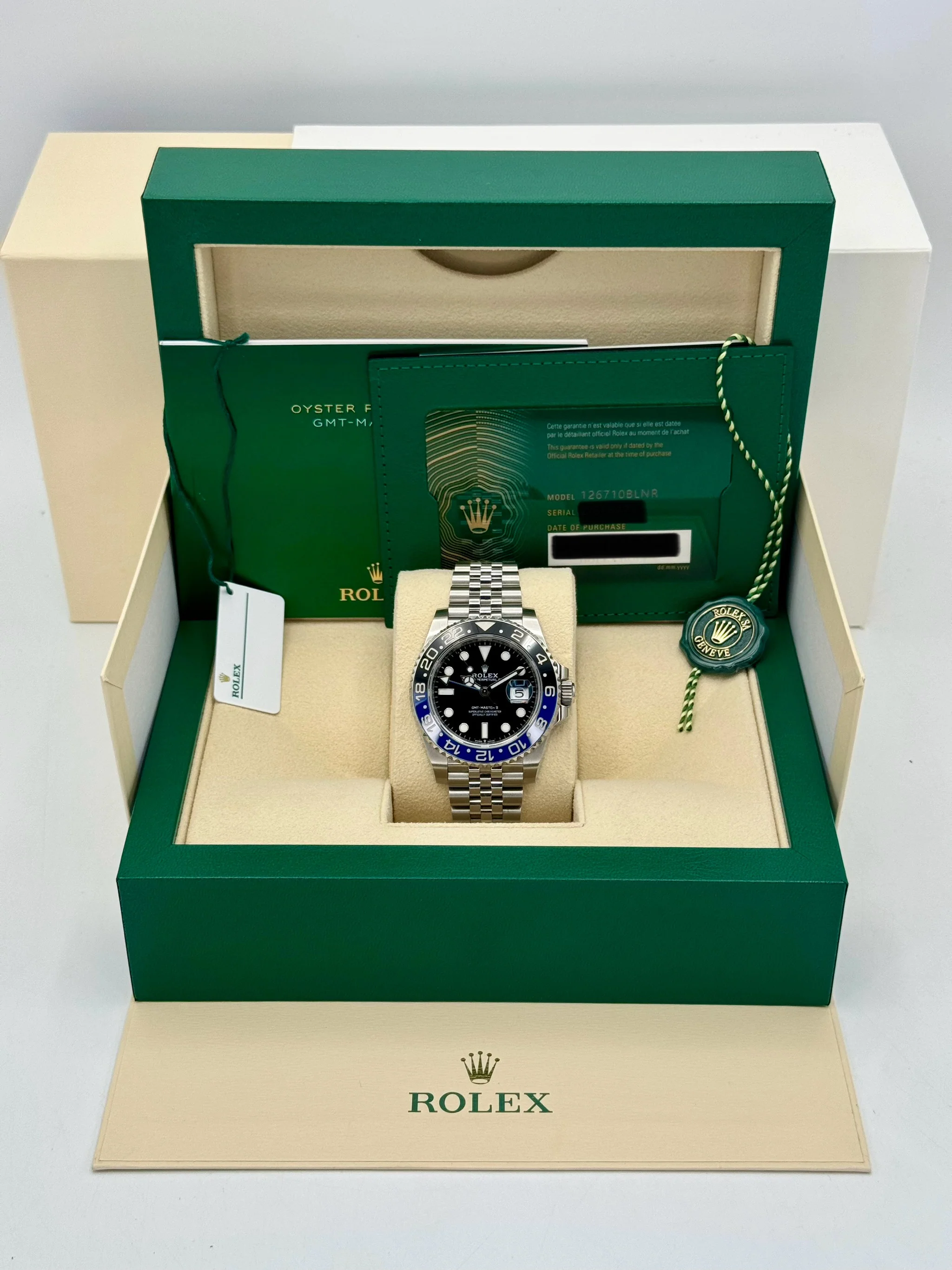 2024 Rolex GMT-Master II "Batgirl" 40mm 126710BLNR Jubilee Black Dial - Image 12