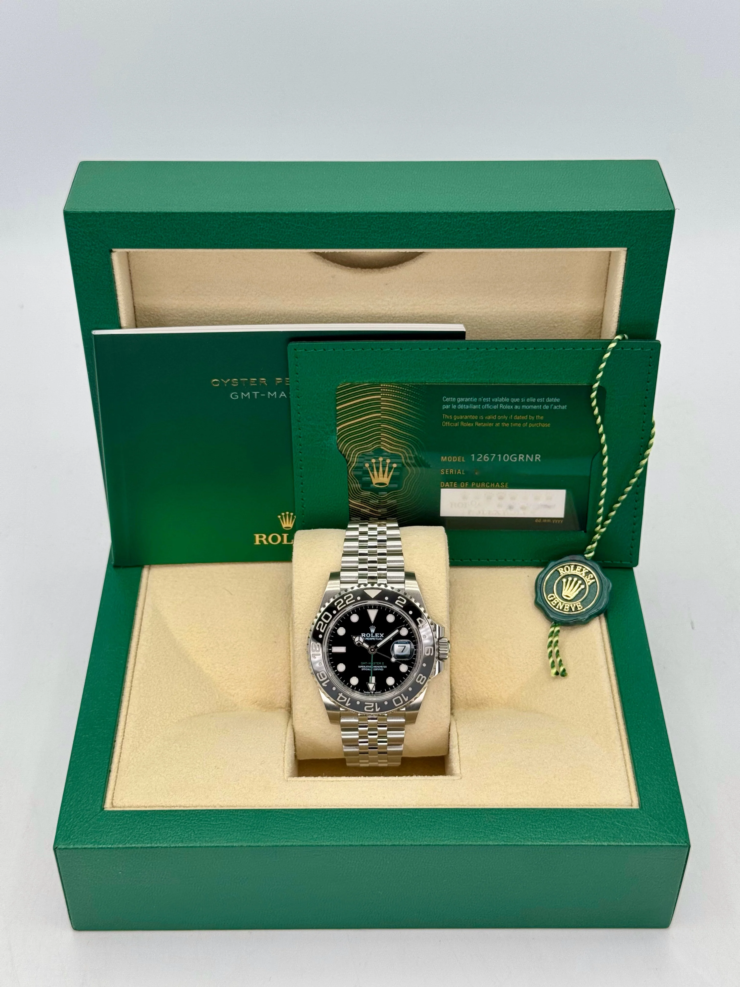2024 Rolex GMT-Master II "Bruce Wayne" 40mm 126710GRNR Jubilee - Image 9