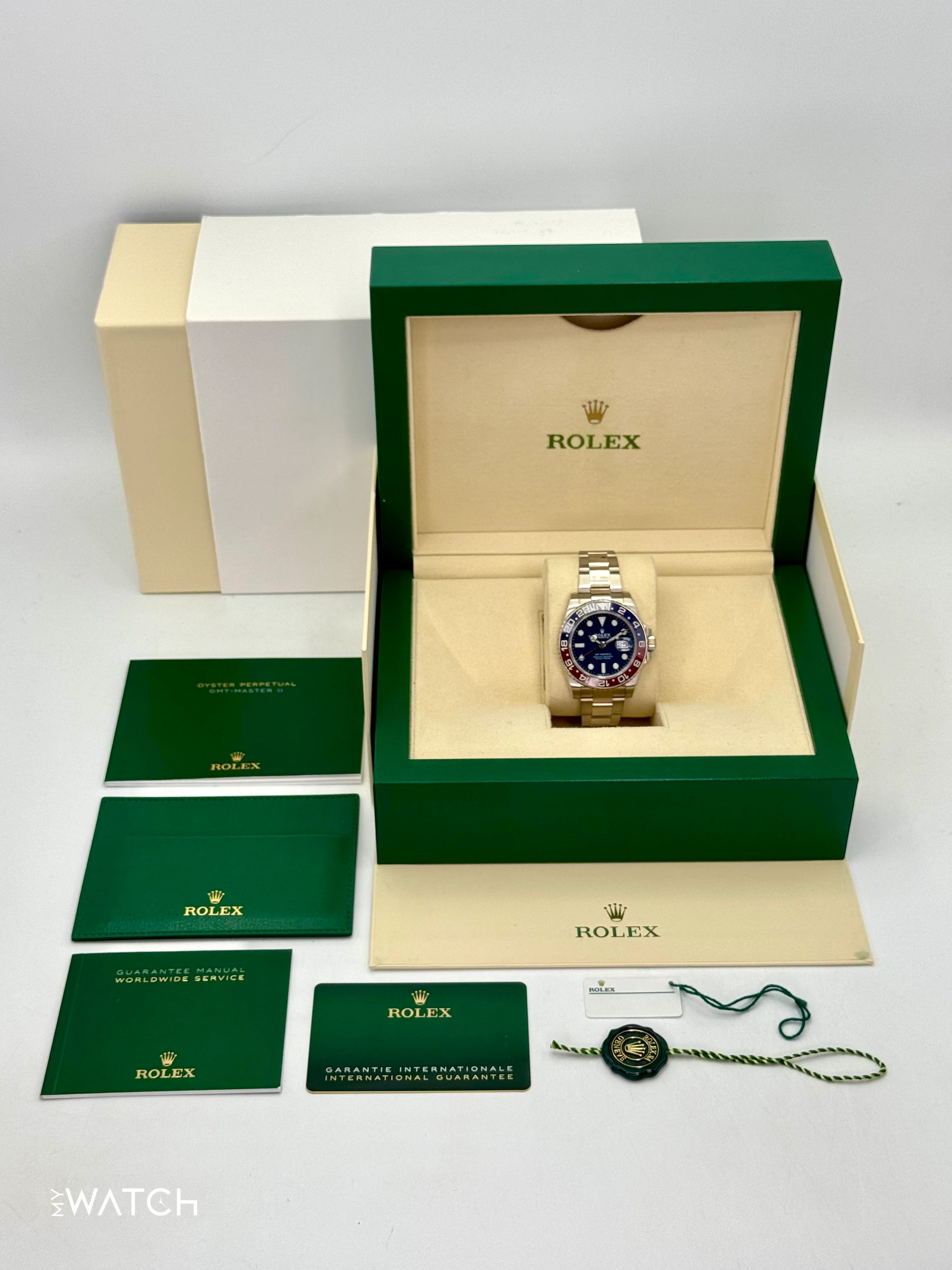 2024 Rolex GMT-Master II "Pepsi" 40mm 126719BLRO White Gold Blue Dial - Image 10