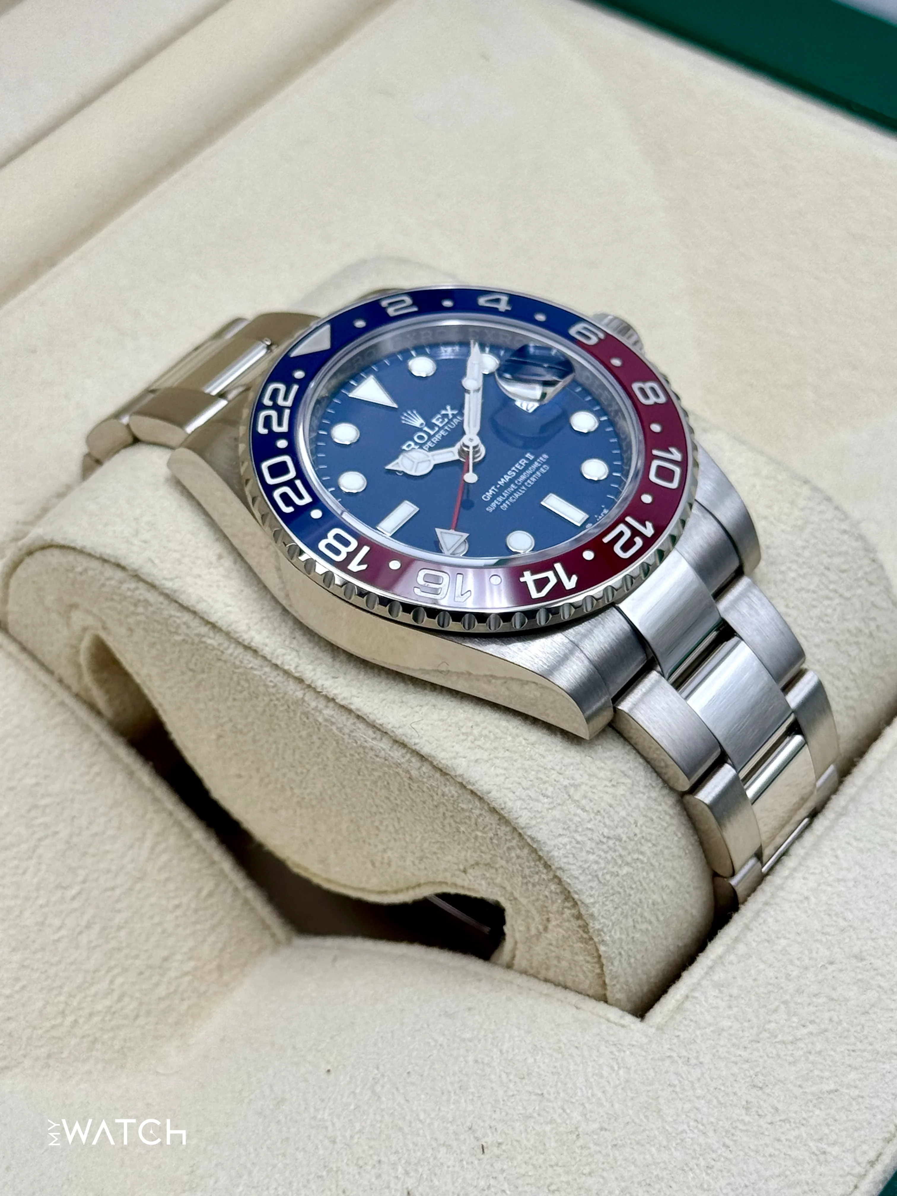 2024 Rolex GMT-Master II "Pepsi" 40mm 126719BLRO White Gold Blue Dial - Image 6