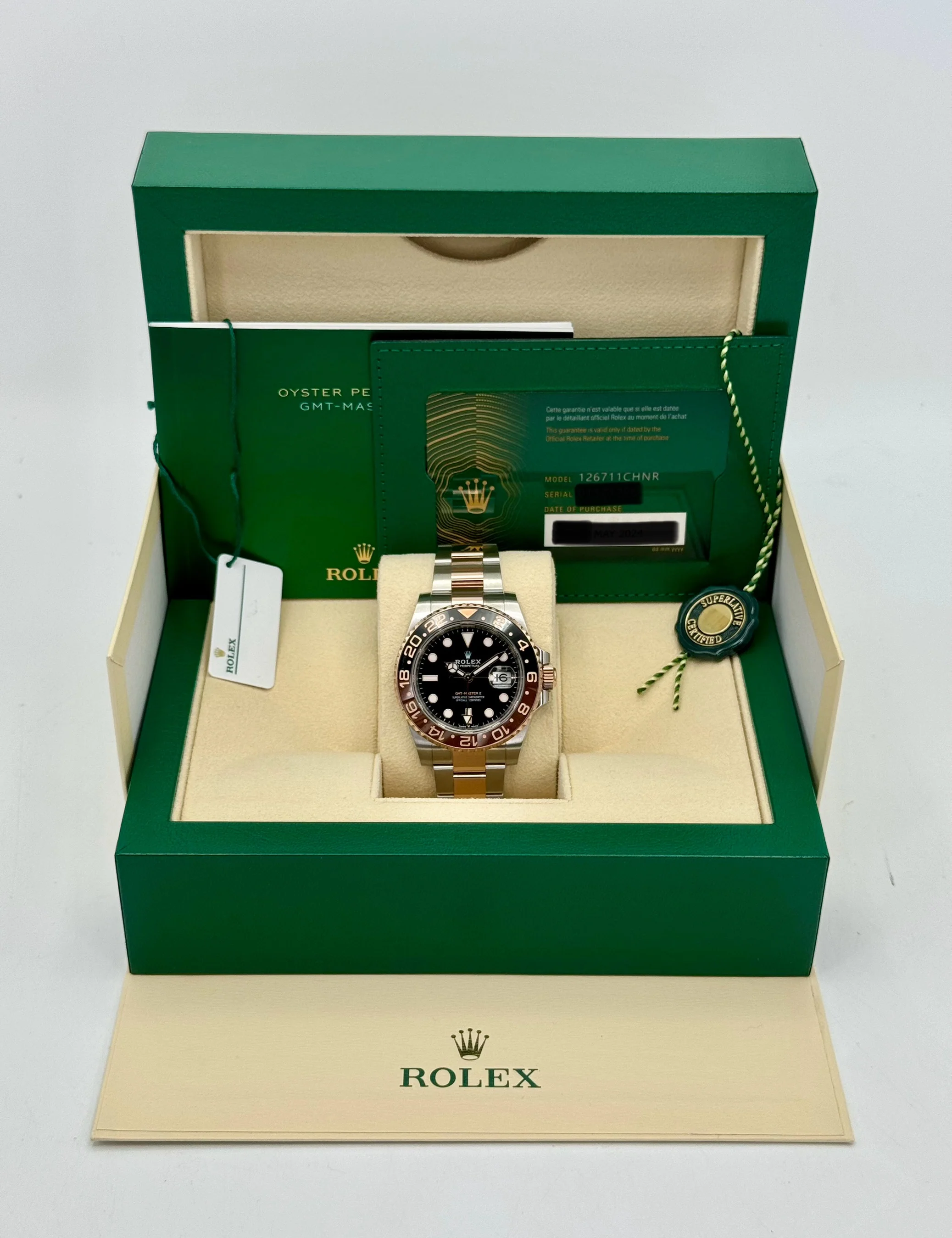 2024 Rolex GMT-Master II "Rootbeer" 40mm 126711CHNR Two-Tone - Image 11