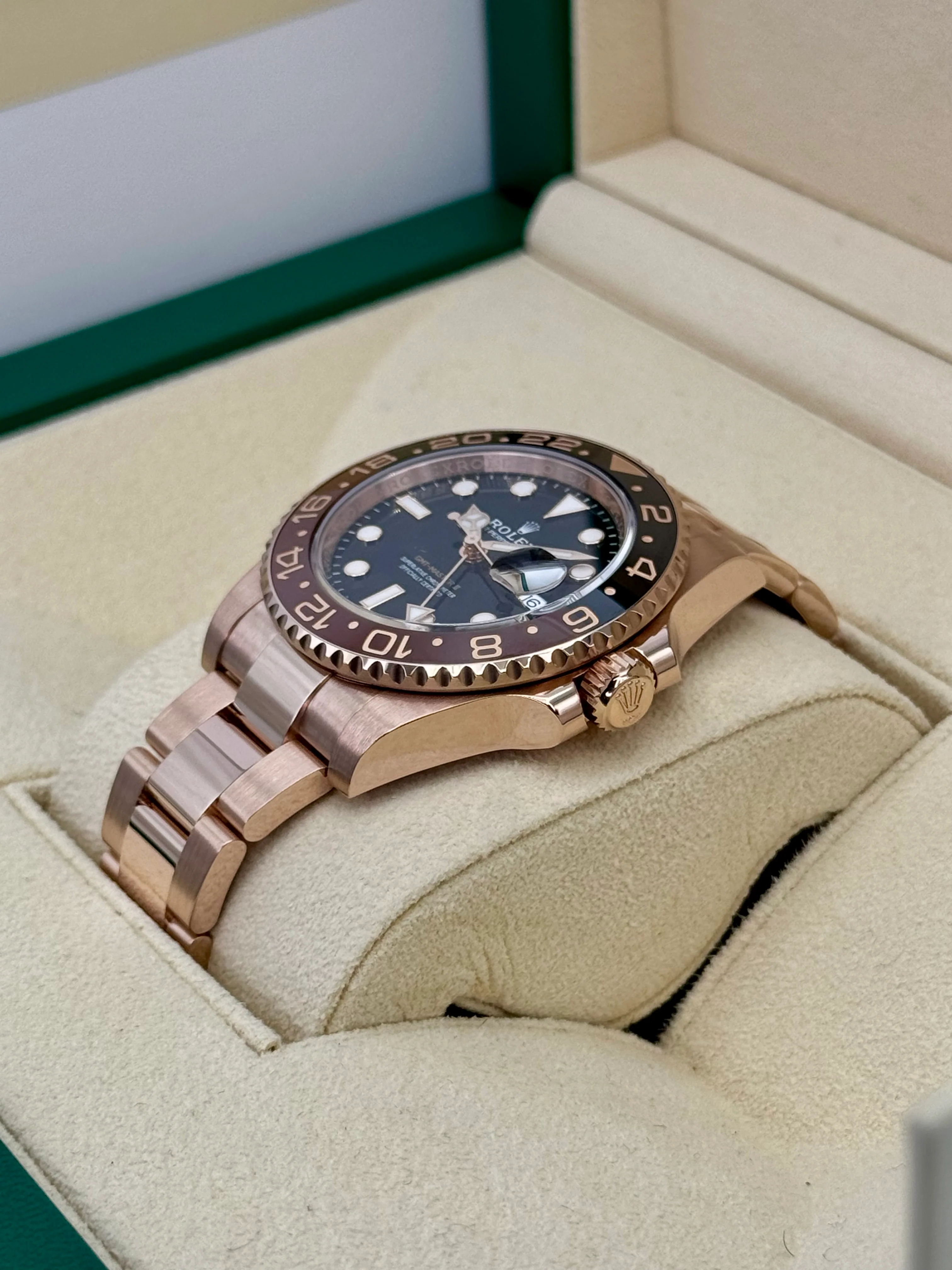 2024 Rolex GMT-Master II "Rootbeer" 40mm 126715CHNR Rose Gold - Image 5