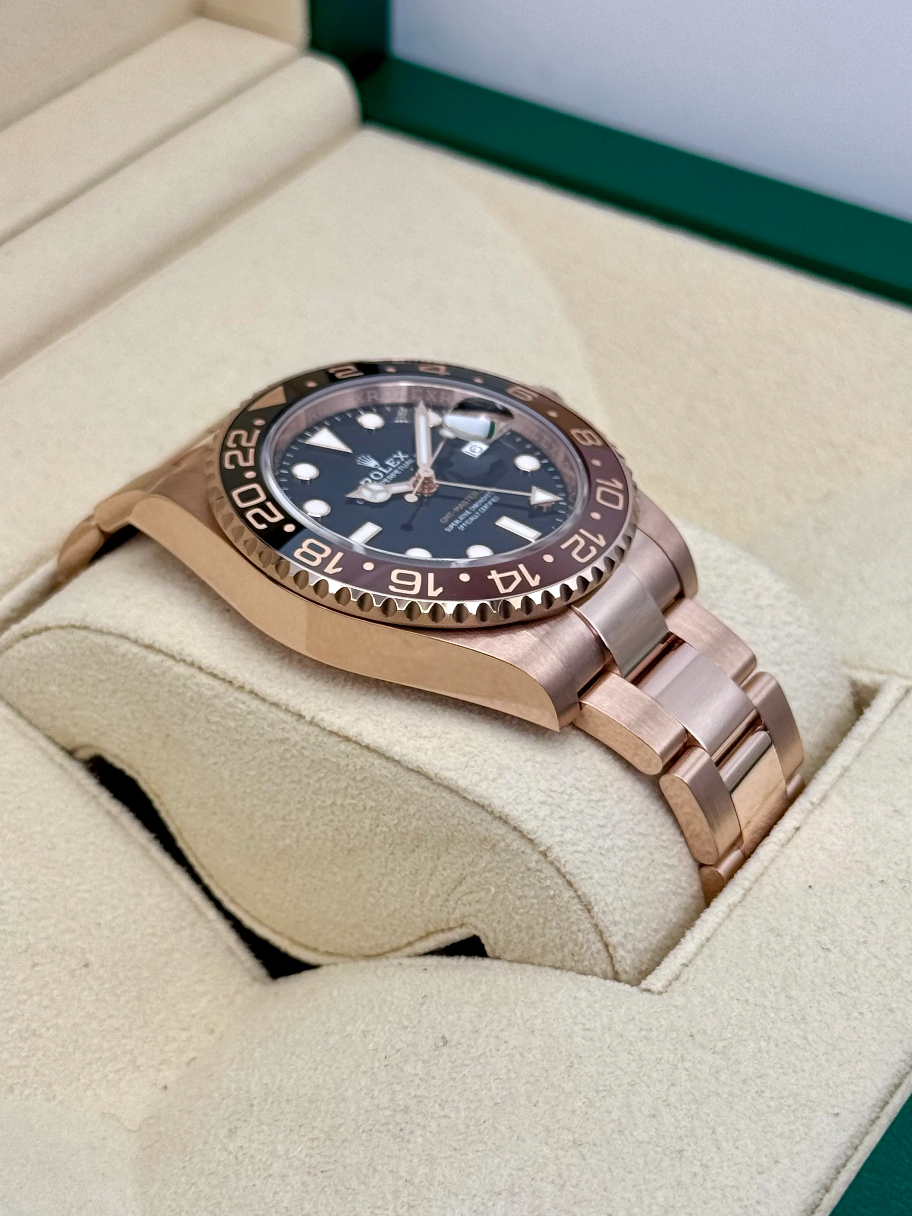 2024 Rolex GMT-Master II "Rootbeer" 40mm 126715CHNR Rose Gold - Image 6