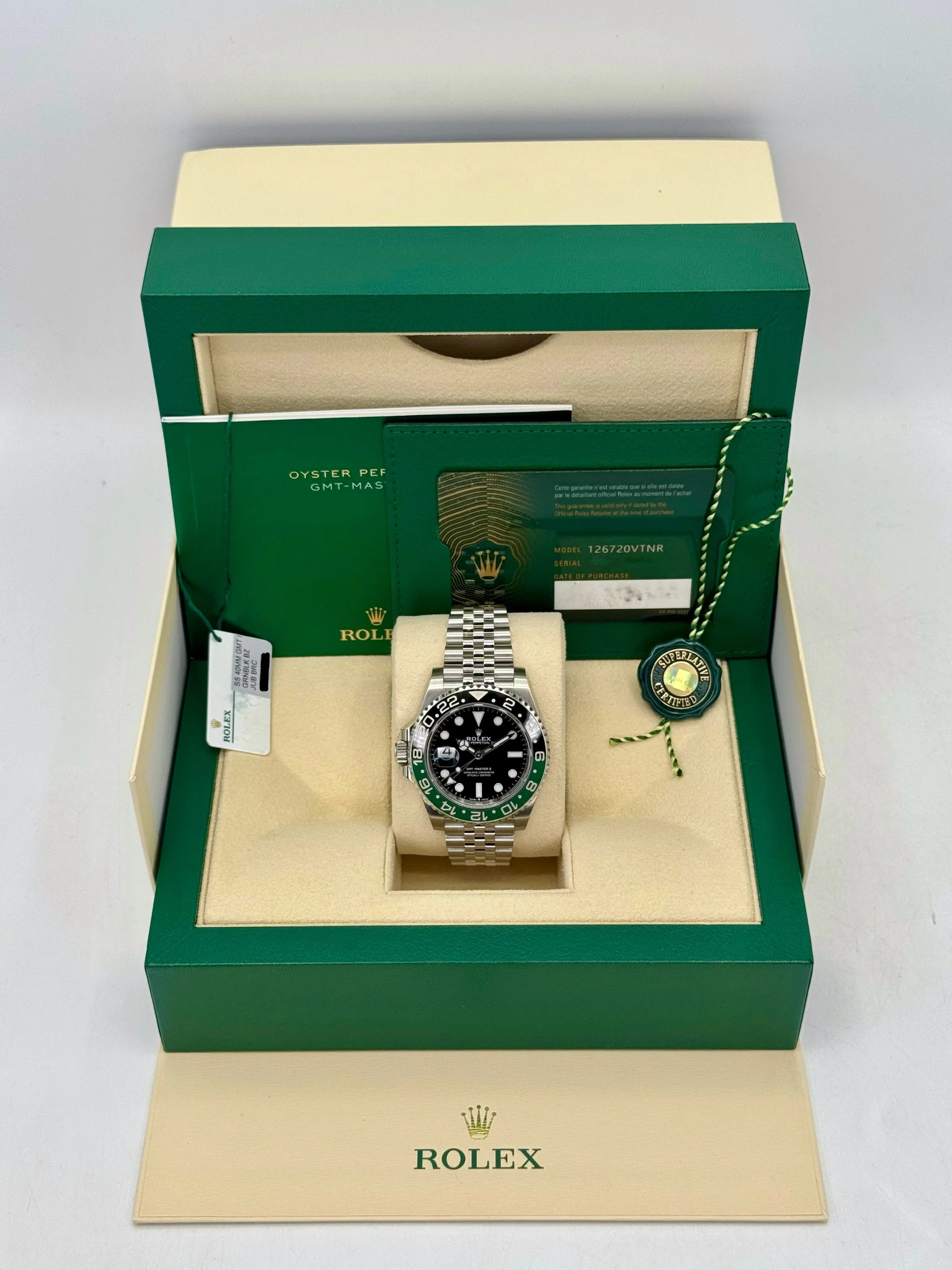 2024 Rolex GMT-Master II "Sprite" 40mm 126720VTNR Jubilee - Image 9