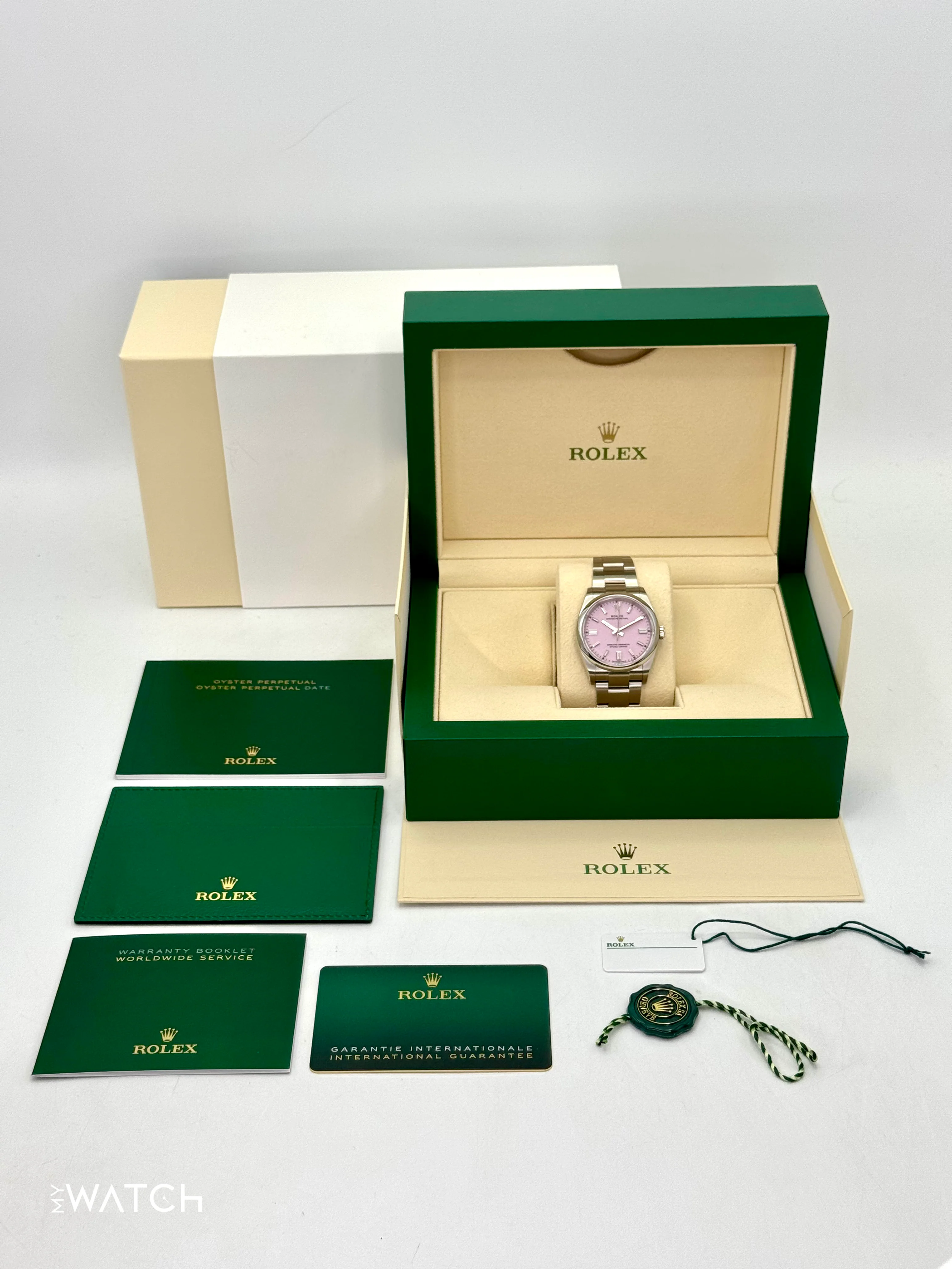 2024 Rolex Oyster Perpetual 36mm 126000 Candy Pink Dial - Image 10