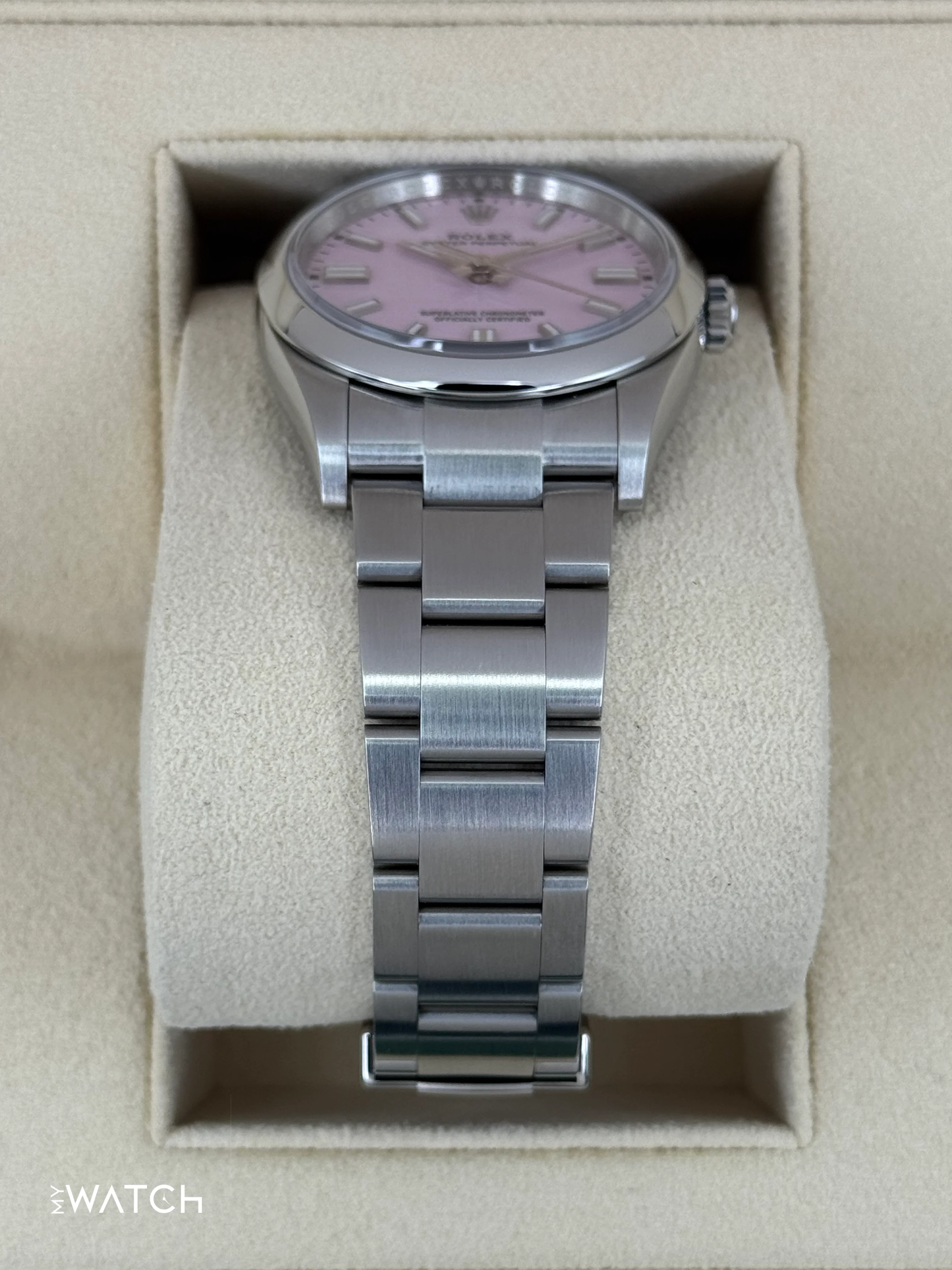 2024 Rolex Oyster Perpetual 36mm 126000 Candy Pink Dial - Image 3