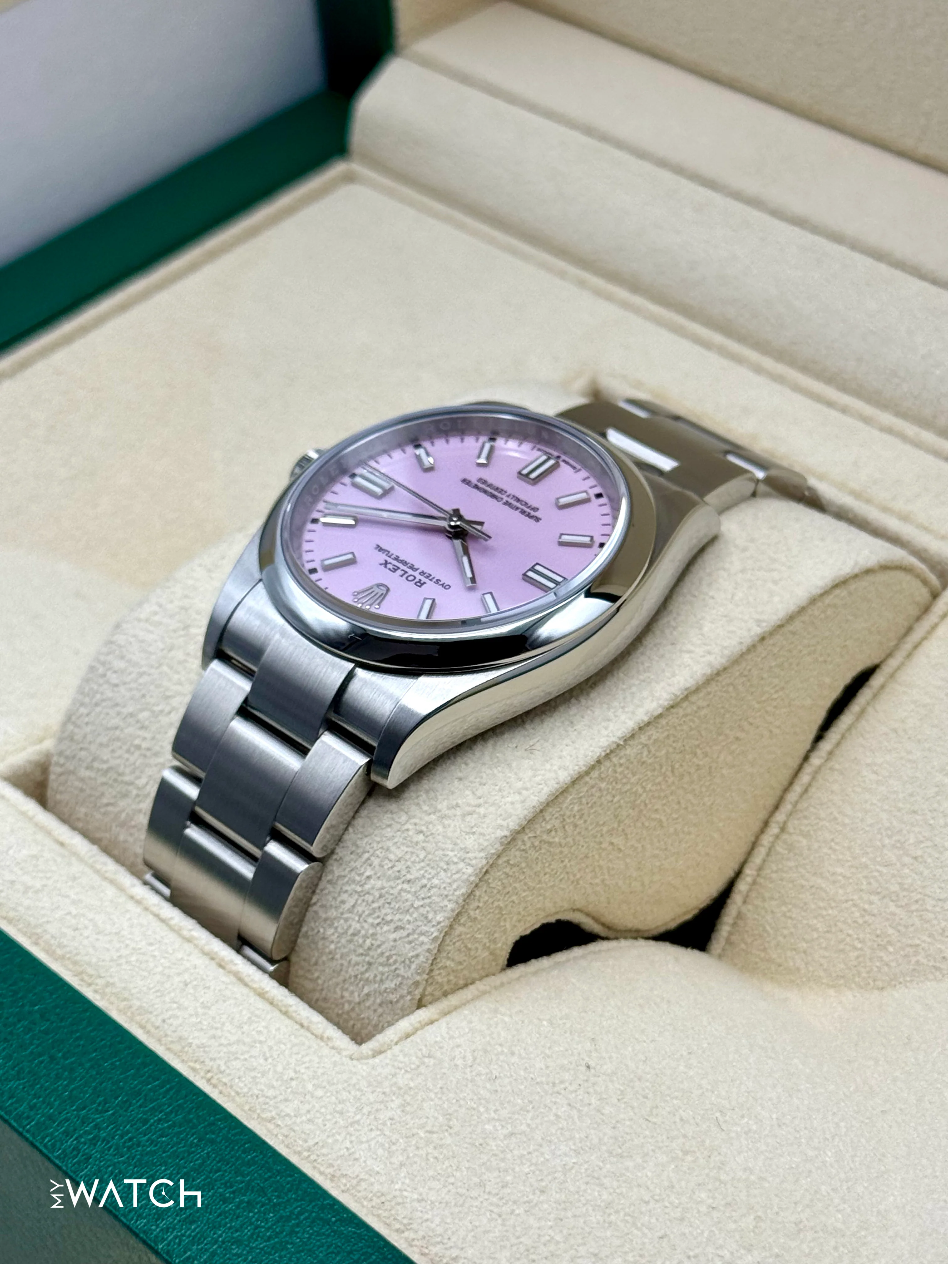 2024 Rolex Oyster Perpetual 36mm 126000 Candy Pink Dial - Image 7