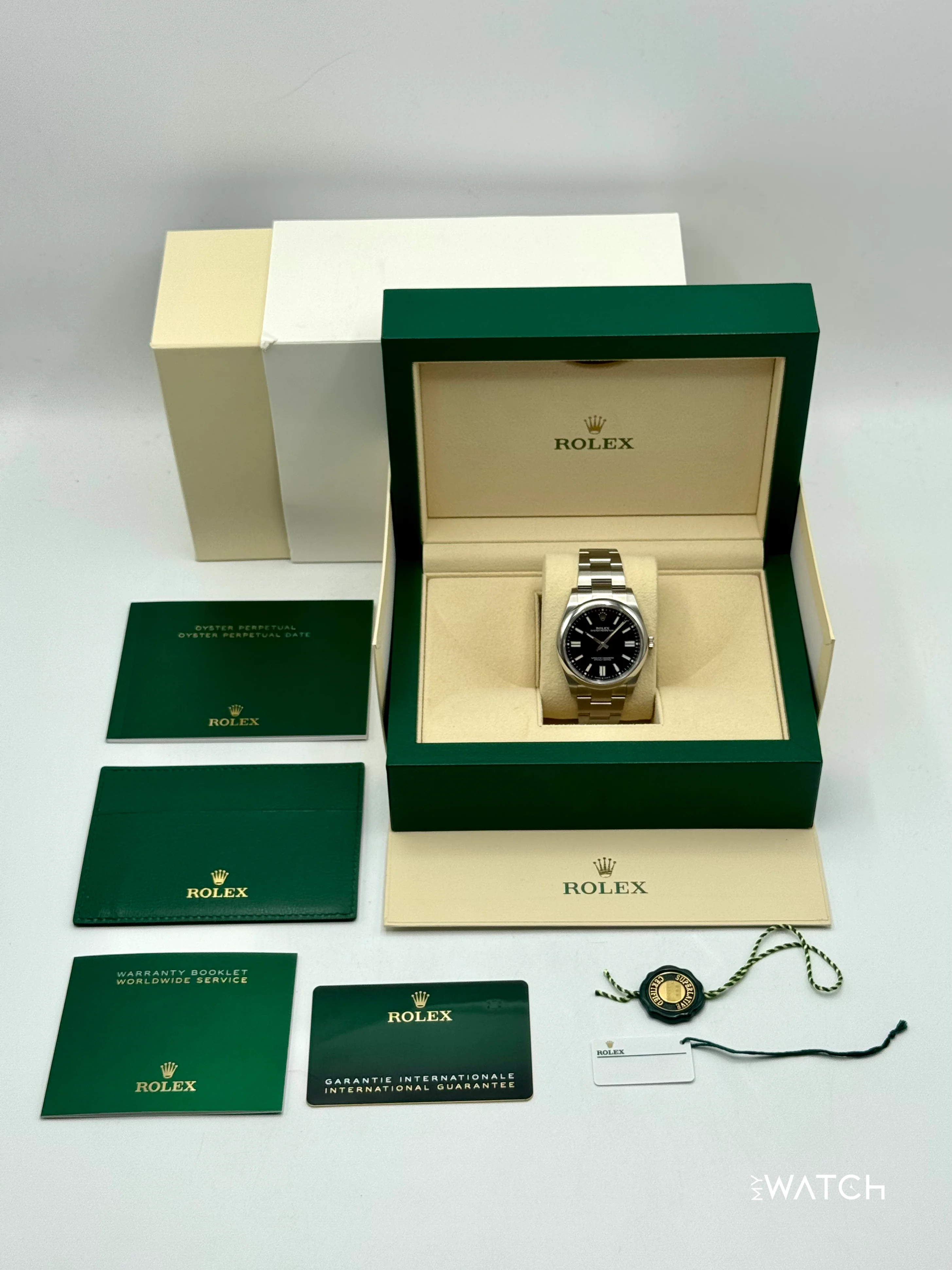 2024 Rolex Oyster Perpetual 41mm 124300 Black Dial - Image 10