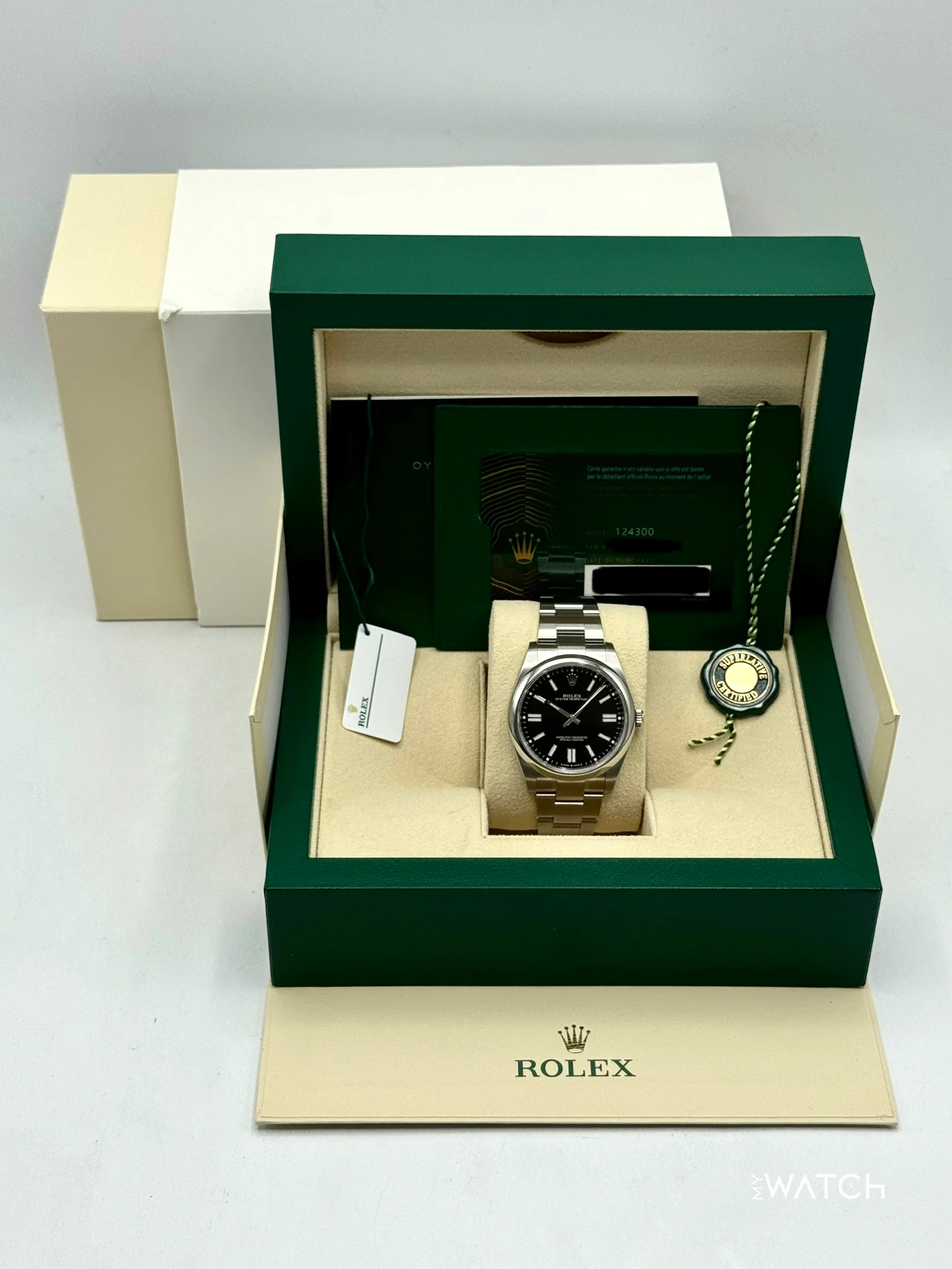2024 Rolex Oyster Perpetual 41mm 124300 Black Dial - Image 9