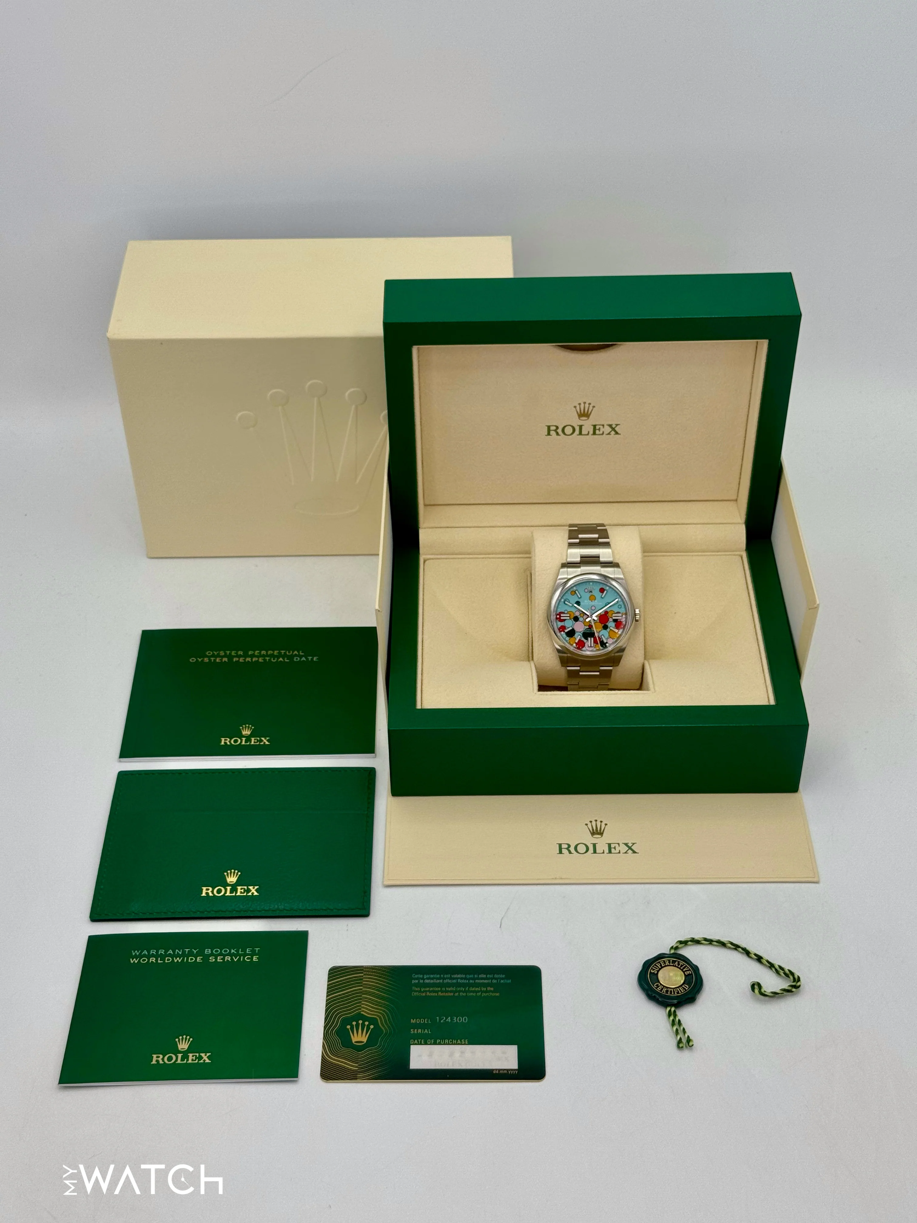 2024 Rolex Oyster Perpetual 41mm 124300 Celebration Dial - Image 10