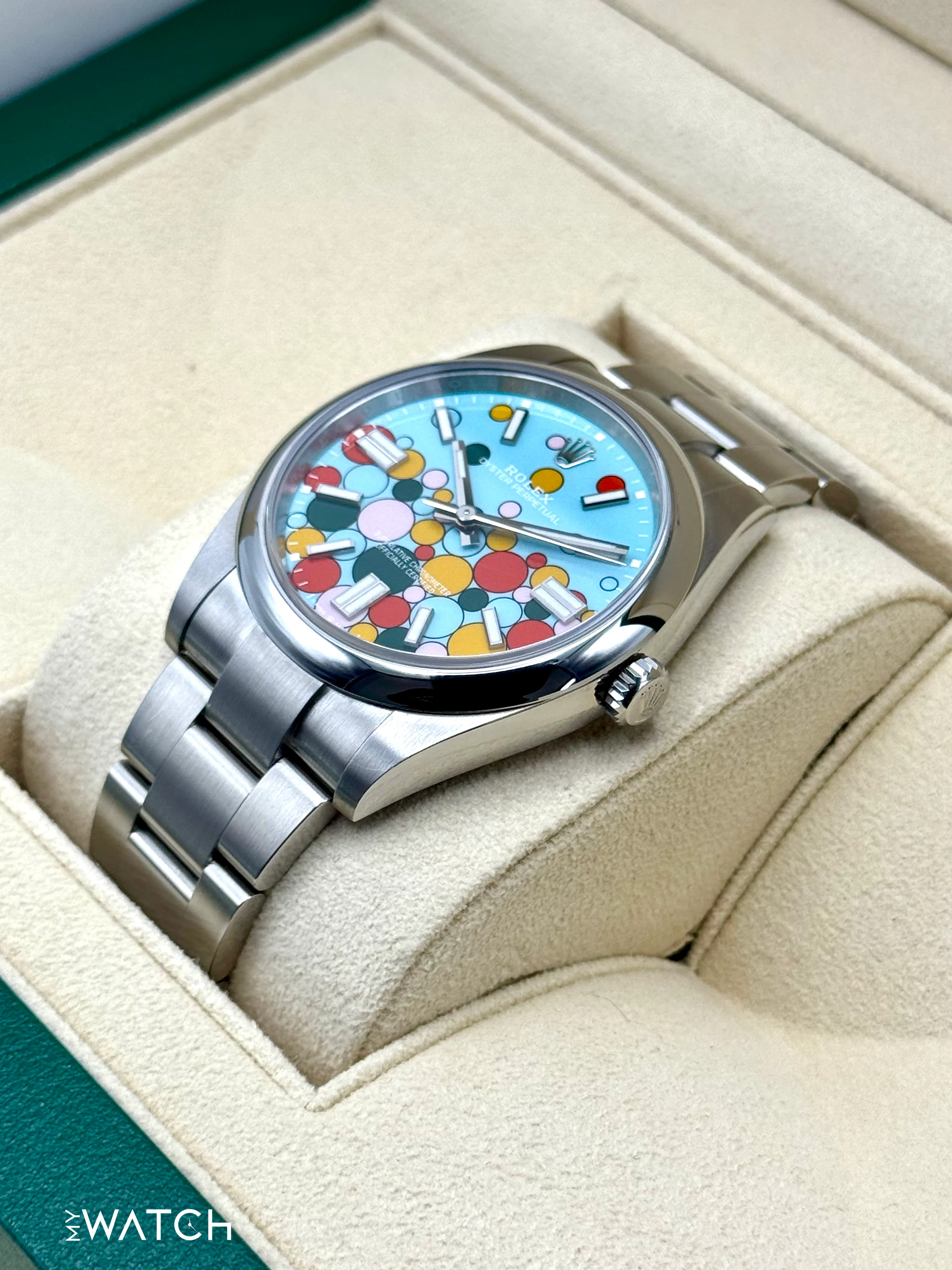 2024 Rolex Oyster Perpetual 41mm 124300 Celebration Dial - Image 5