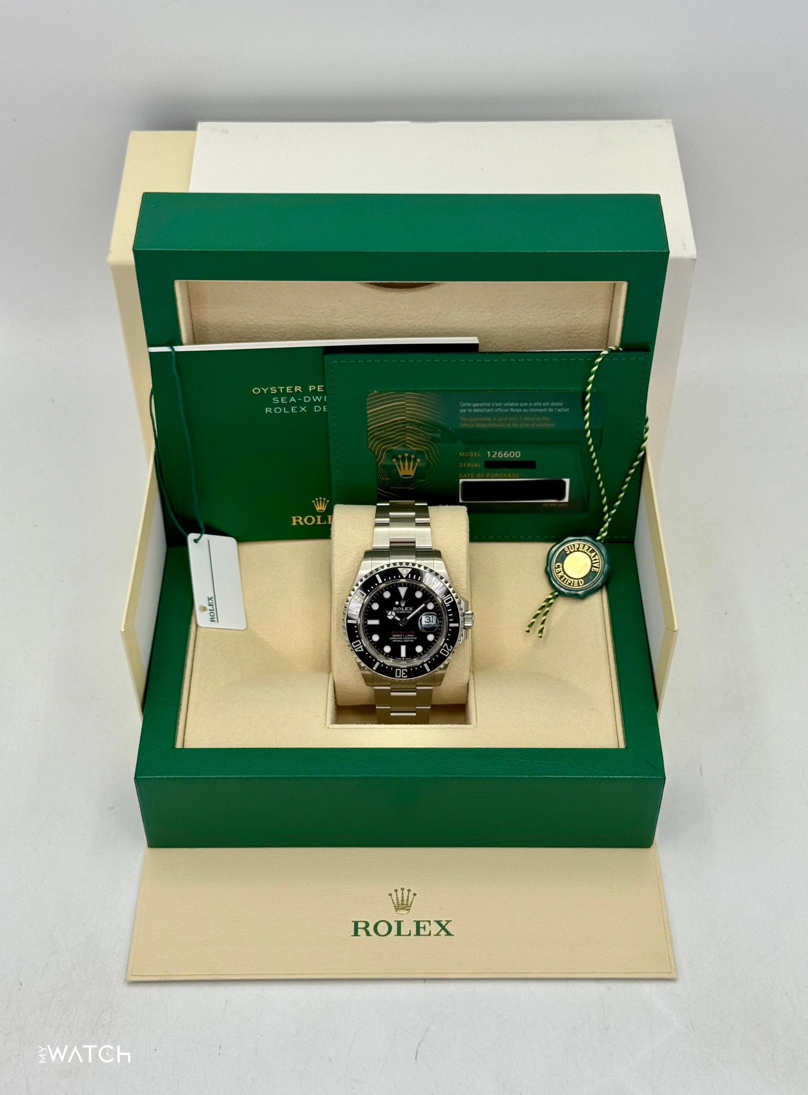 2024 Rolex Sea-Dweller 43mm 126600 Black Dial - Image 9