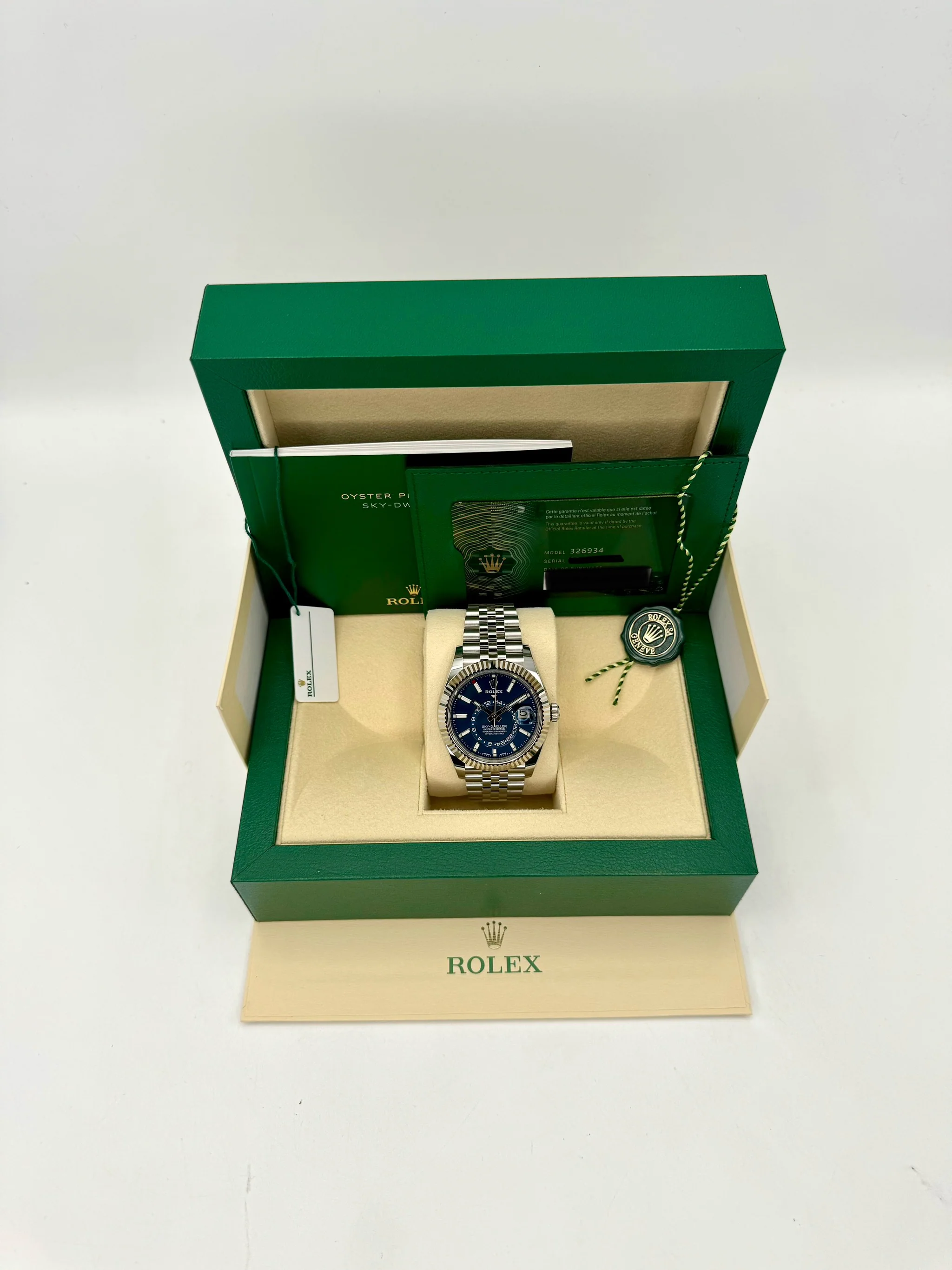 NEW 2024 Rolex Sky-Dweller 42mm 326934 Jubilee Blue Dial - Image 11