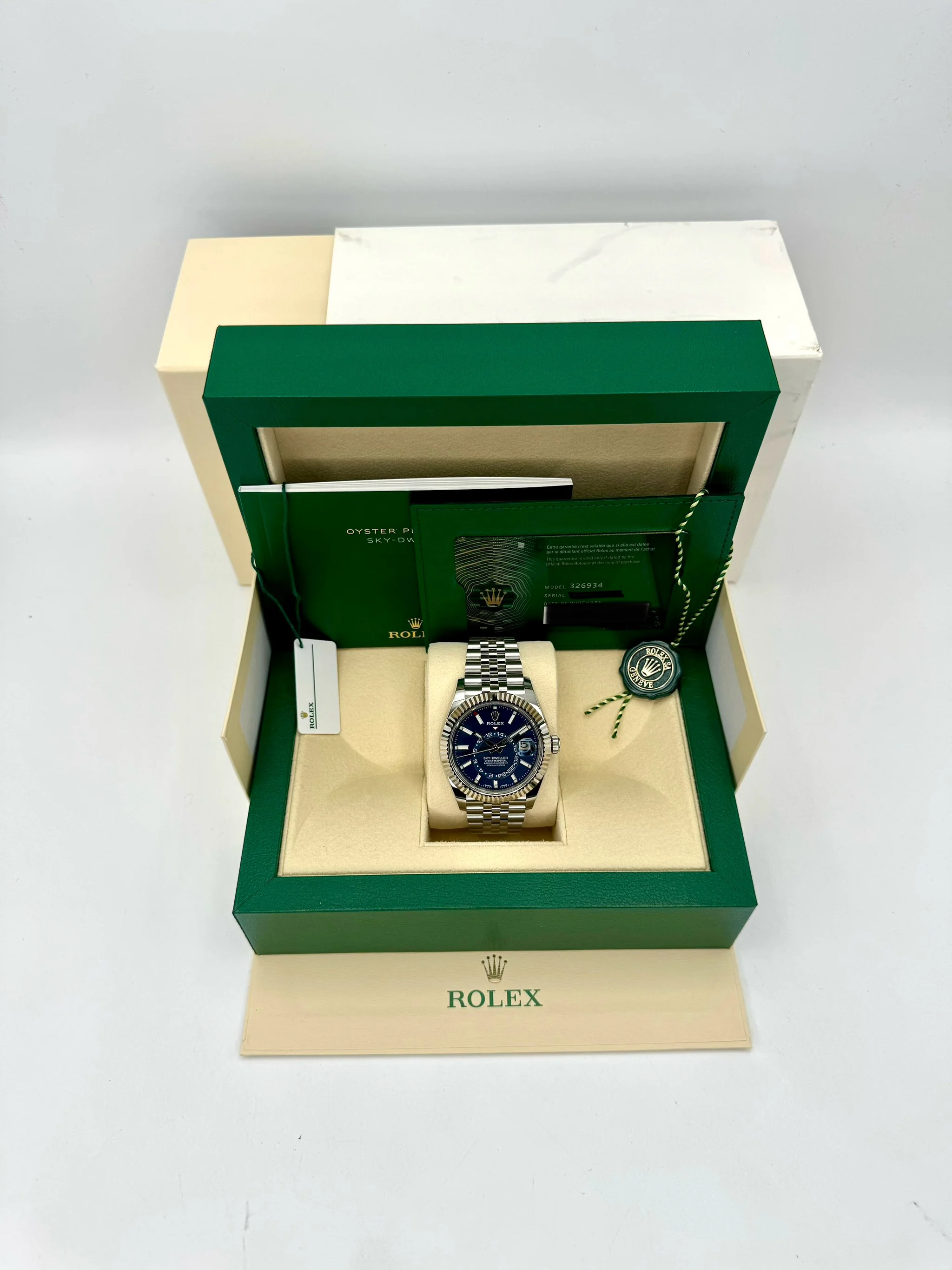 NEW 2024 Rolex Sky-Dweller 42mm 326934 Jubilee Blue Dial - Image 12