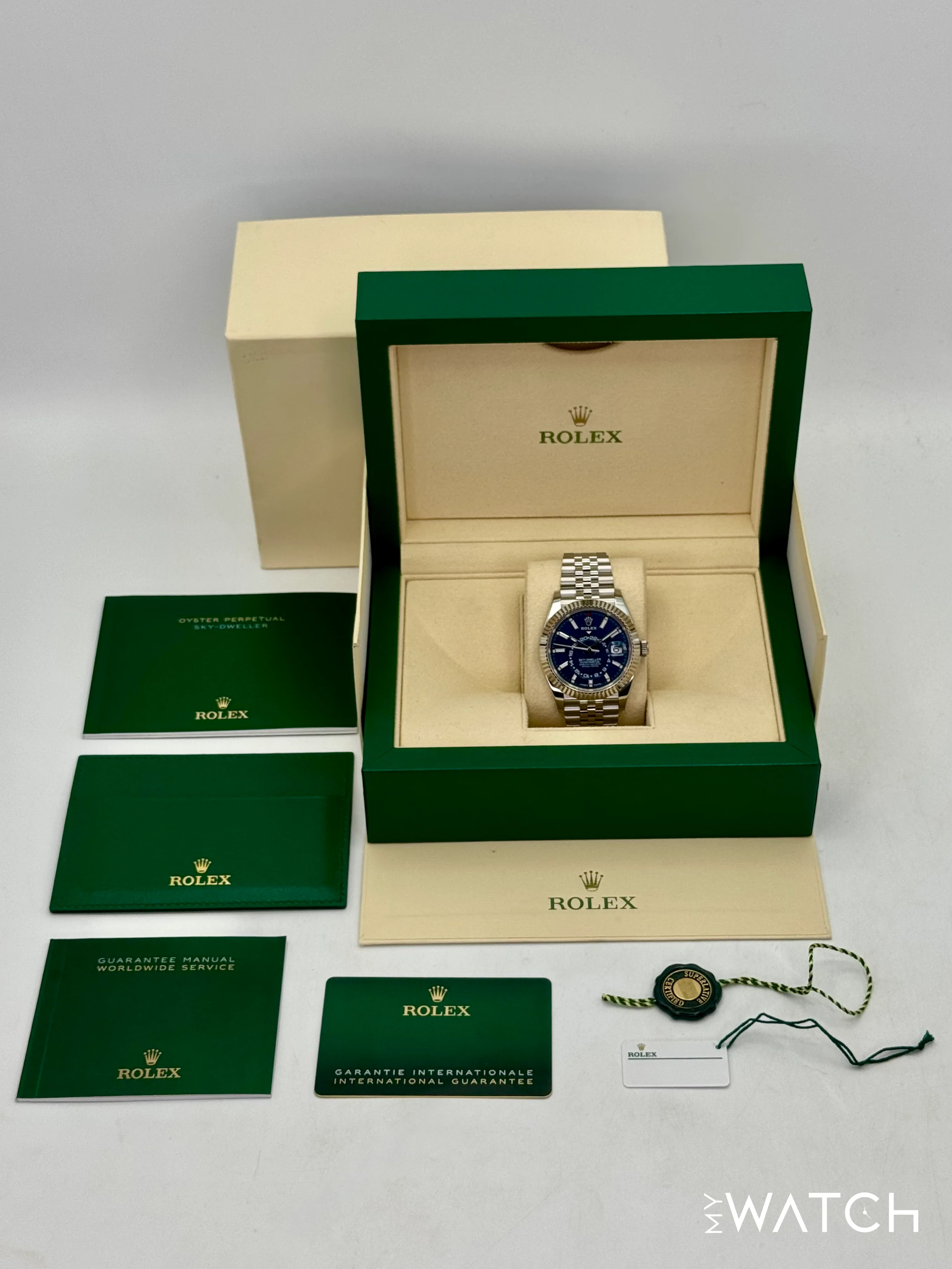 2024 Rolex Sky-Dweller 42mm 336934 Jubilee Blue Dial - Image 10
