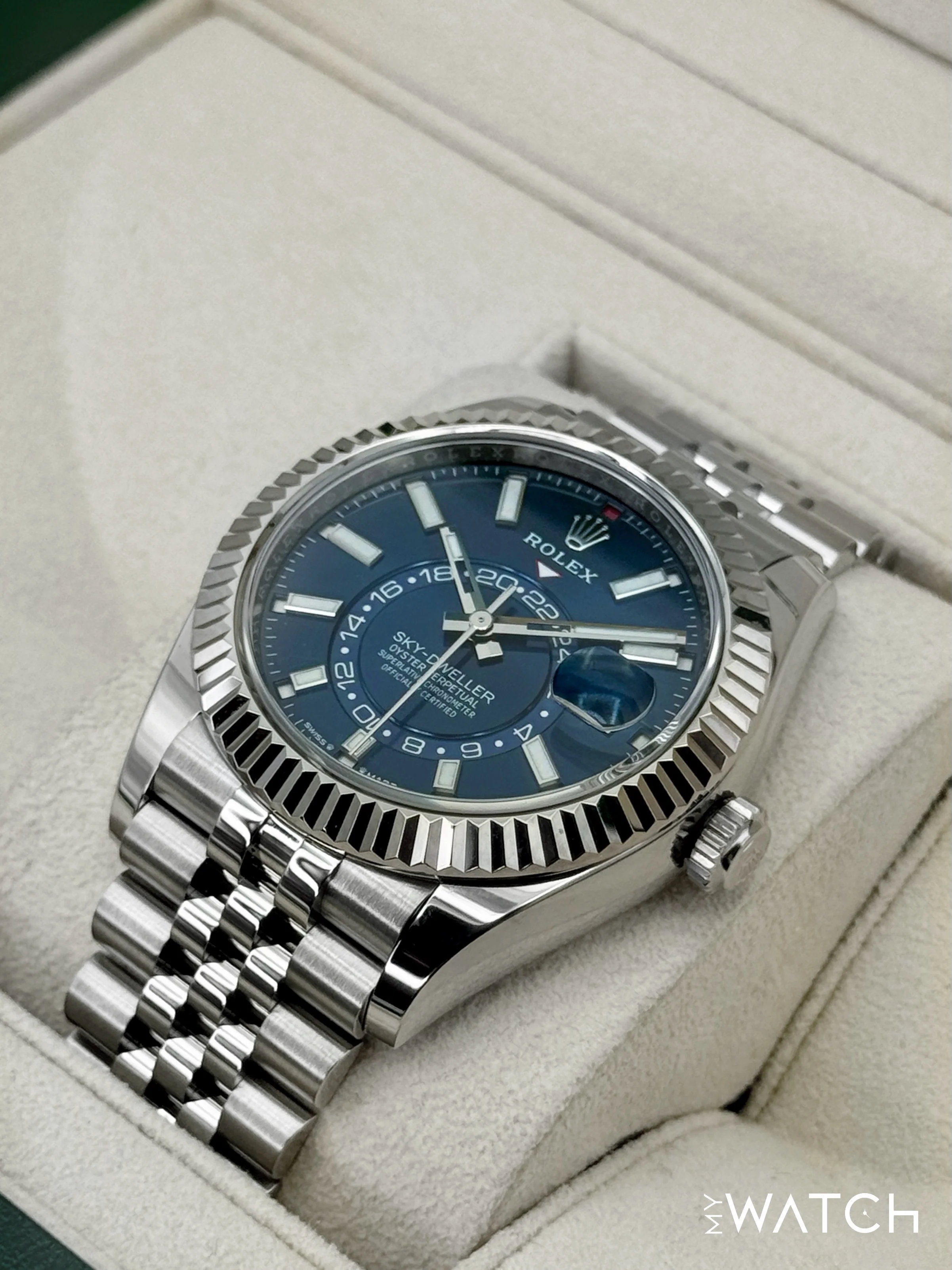 2024 Rolex Sky-Dweller 42mm 336934 Jubilee Blue Dial - Image 5