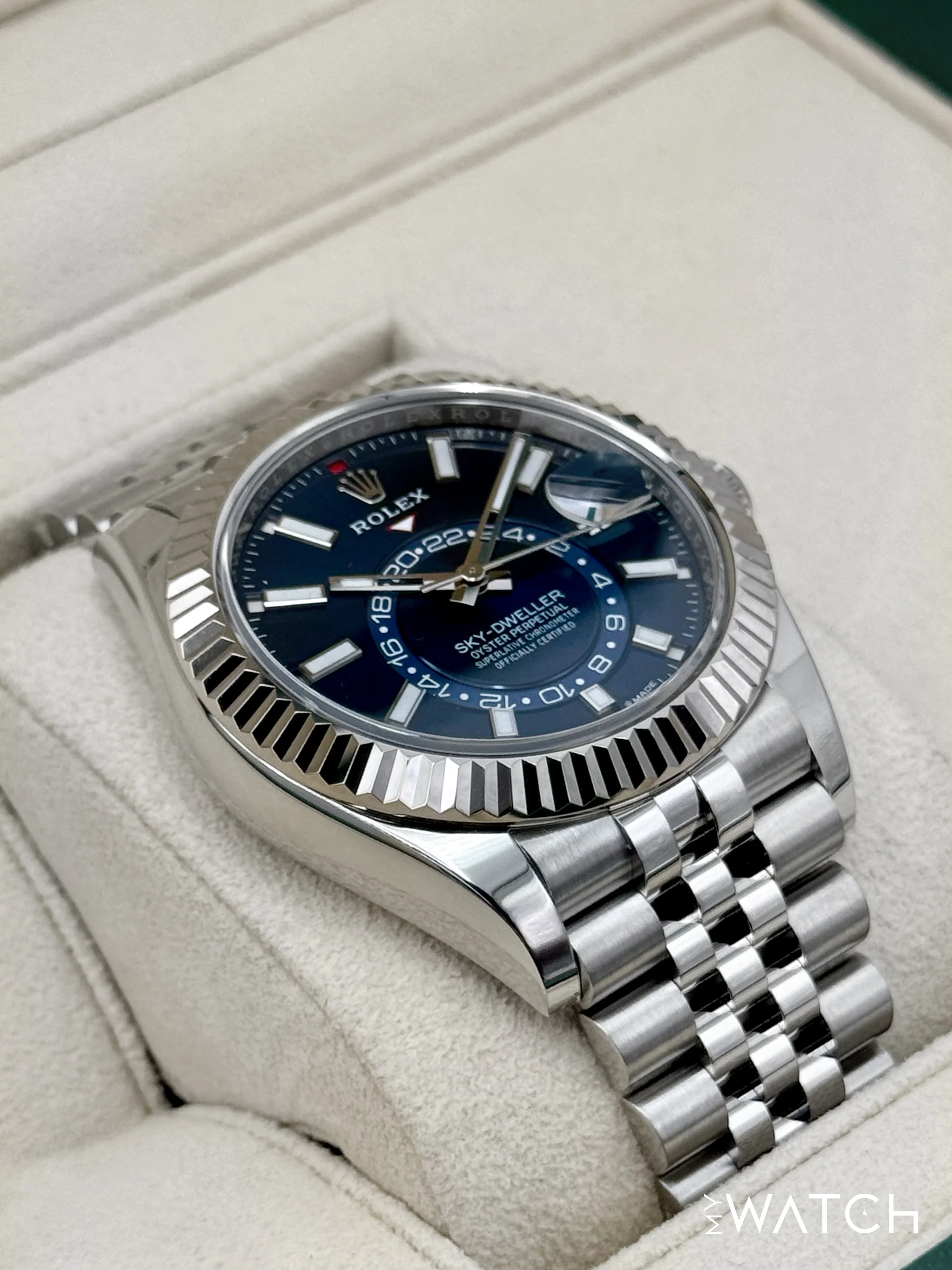 2024 Rolex Sky-Dweller 42mm 336934 Jubilee Blue Dial - Image 6