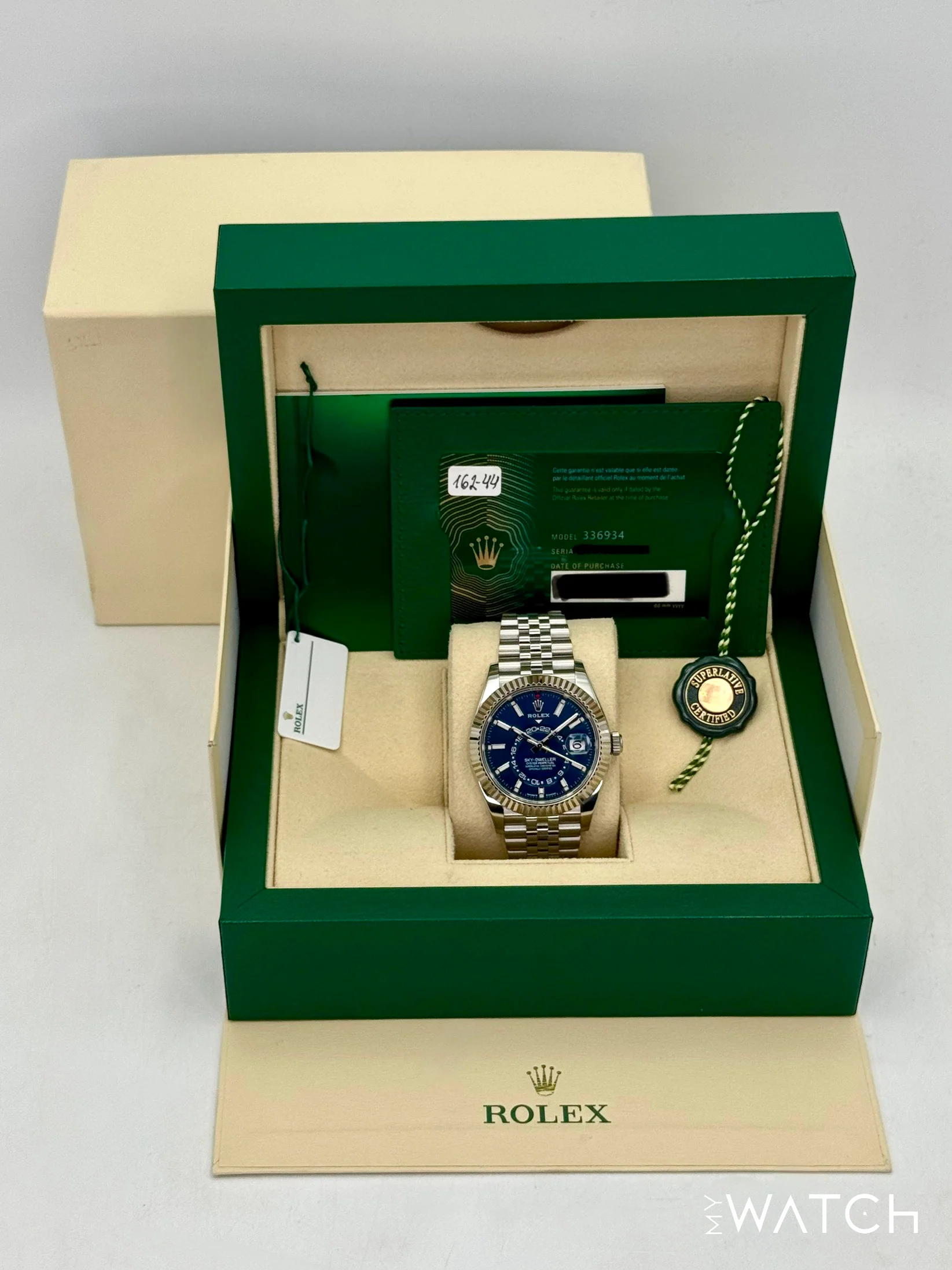 2024 Rolex Sky-Dweller 42mm 336934 Jubilee Blue Dial - Image 9