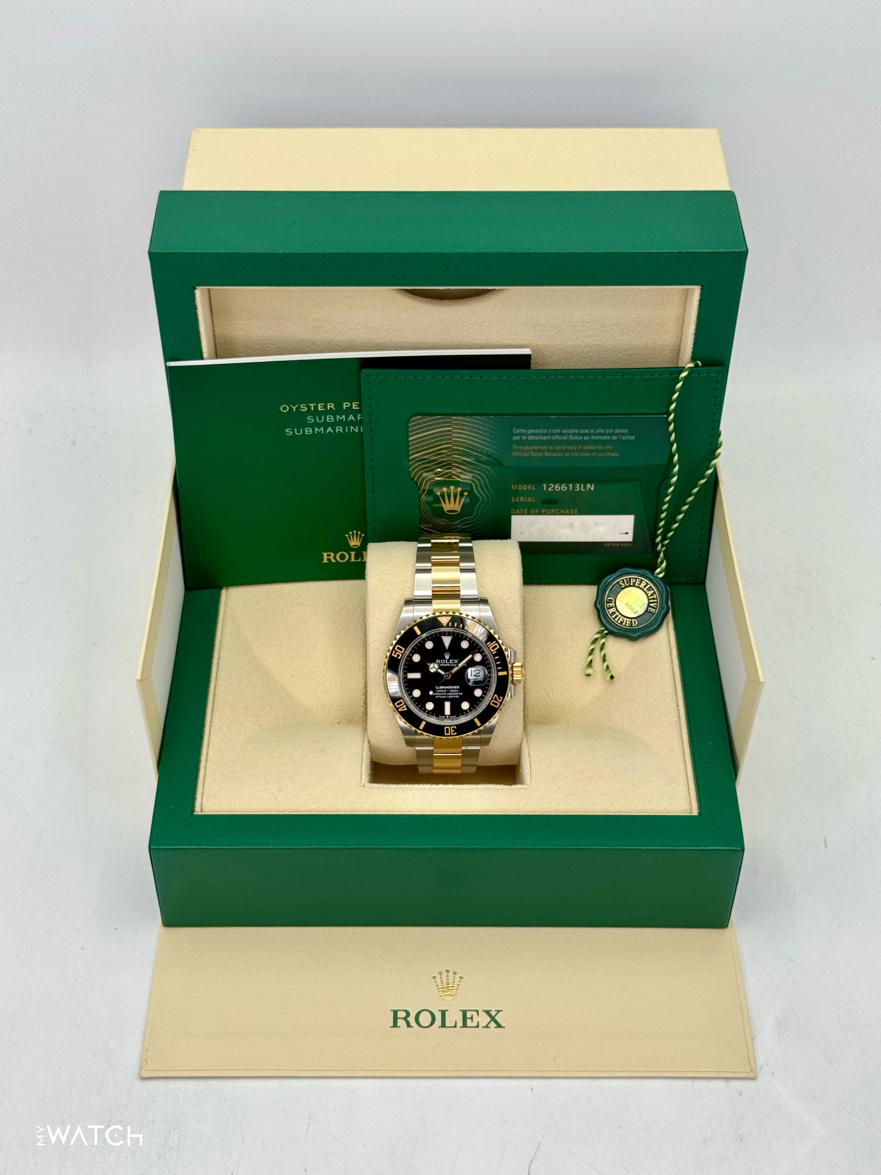 2024 Rolex Submariner 41mm 126613LN Two-Tone Black Dial - Image 9