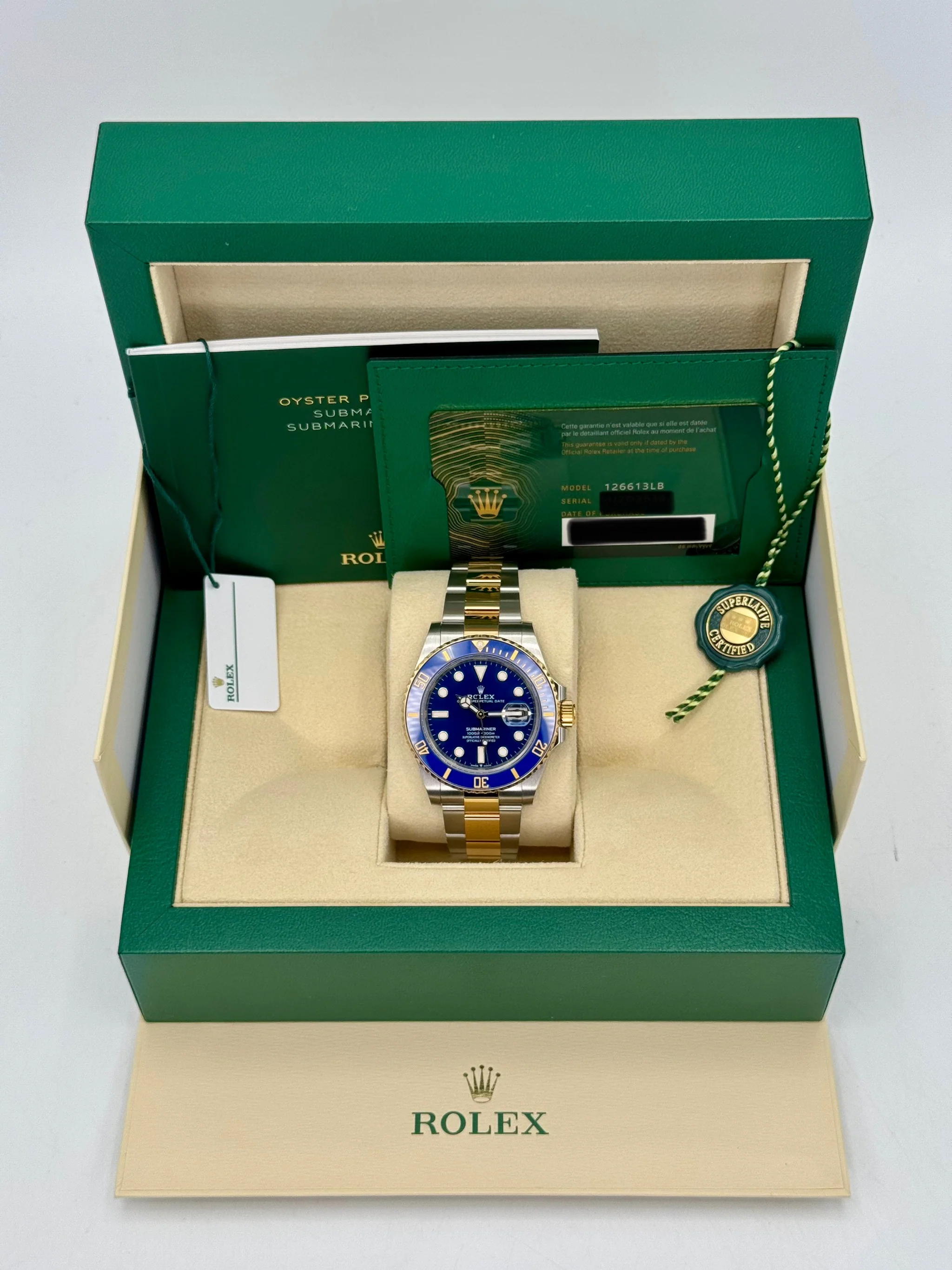 2024 Rolex Submariner "Bluesy" 41mm 126613LB Two-Tone Blue Dial - Image 11