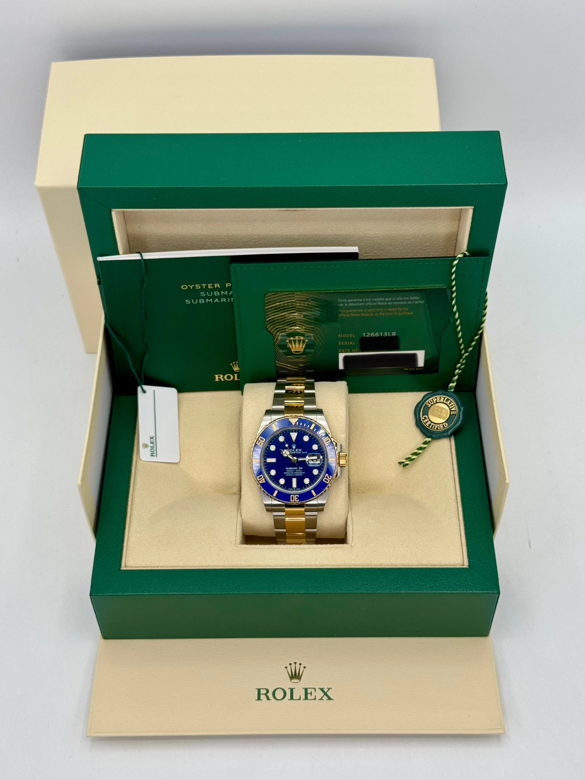 2024 Rolex Submariner "Bluesy" 41mm 126613LB Two-Tone Blue Dial - Image 12