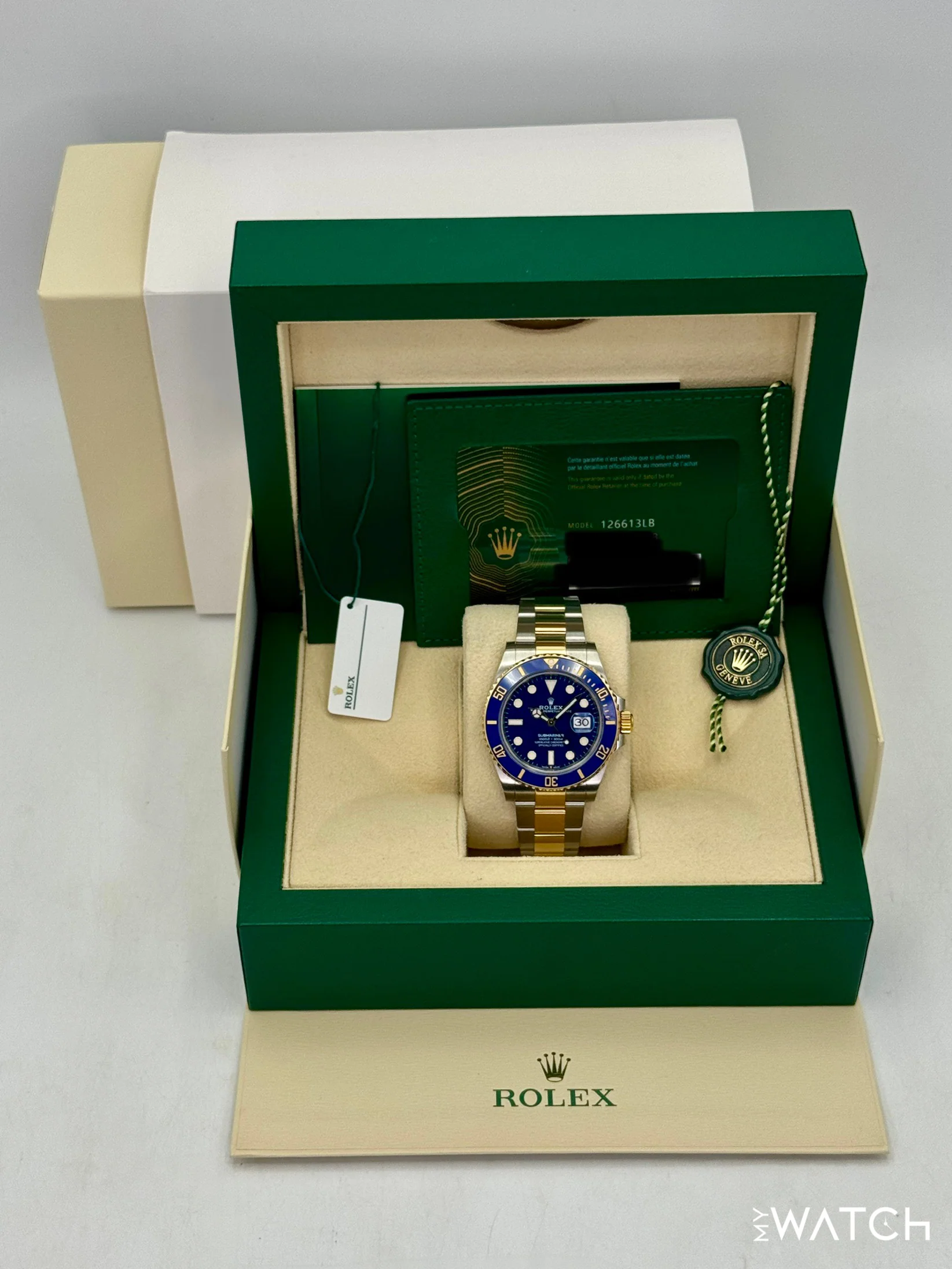 2024 Rolex Submariner "Bluesy" 41mm 126613LB Two-Tone Blue Dial - Image 9