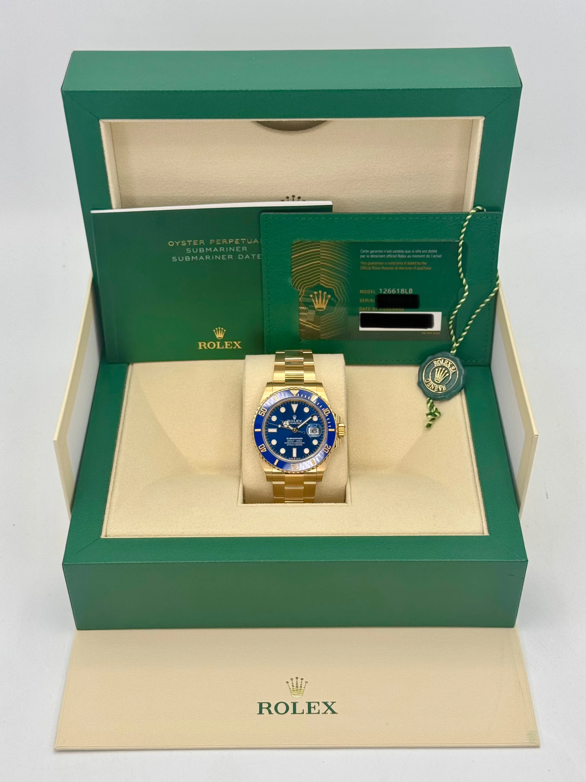 2024 Rolex Submariner "Bluesy" 41mm 126618LB Yellow Gold Blue Dial - Image 11