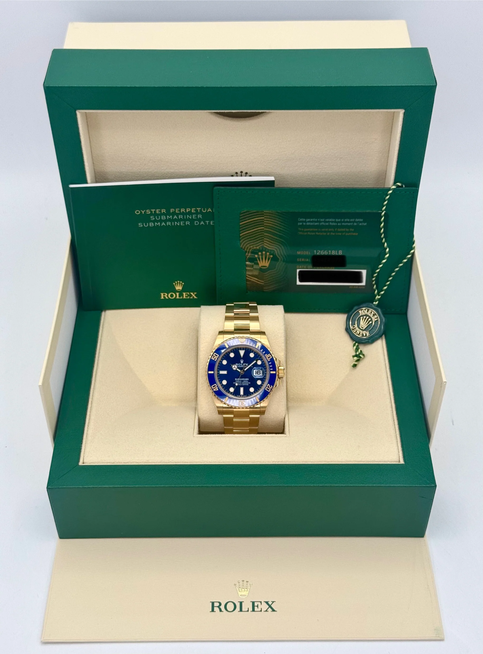 2024 Rolex Submariner "Bluesy" 41mm 126618LB Yellow Gold Blue Dial - Image 12
