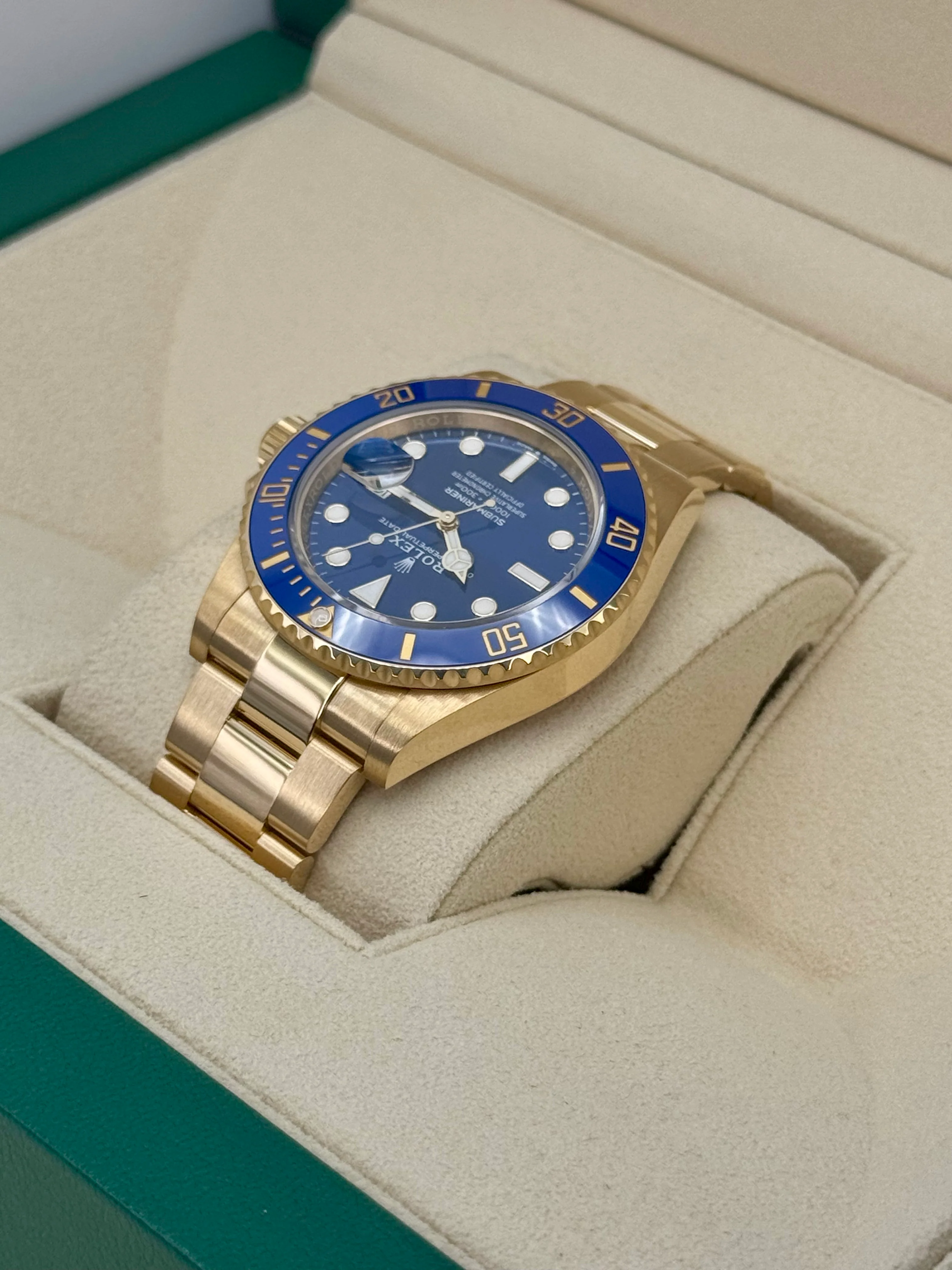 2024 Rolex Submariner "Bluesy" 41mm 126618LB Yellow Gold Blue Dial - Image 7