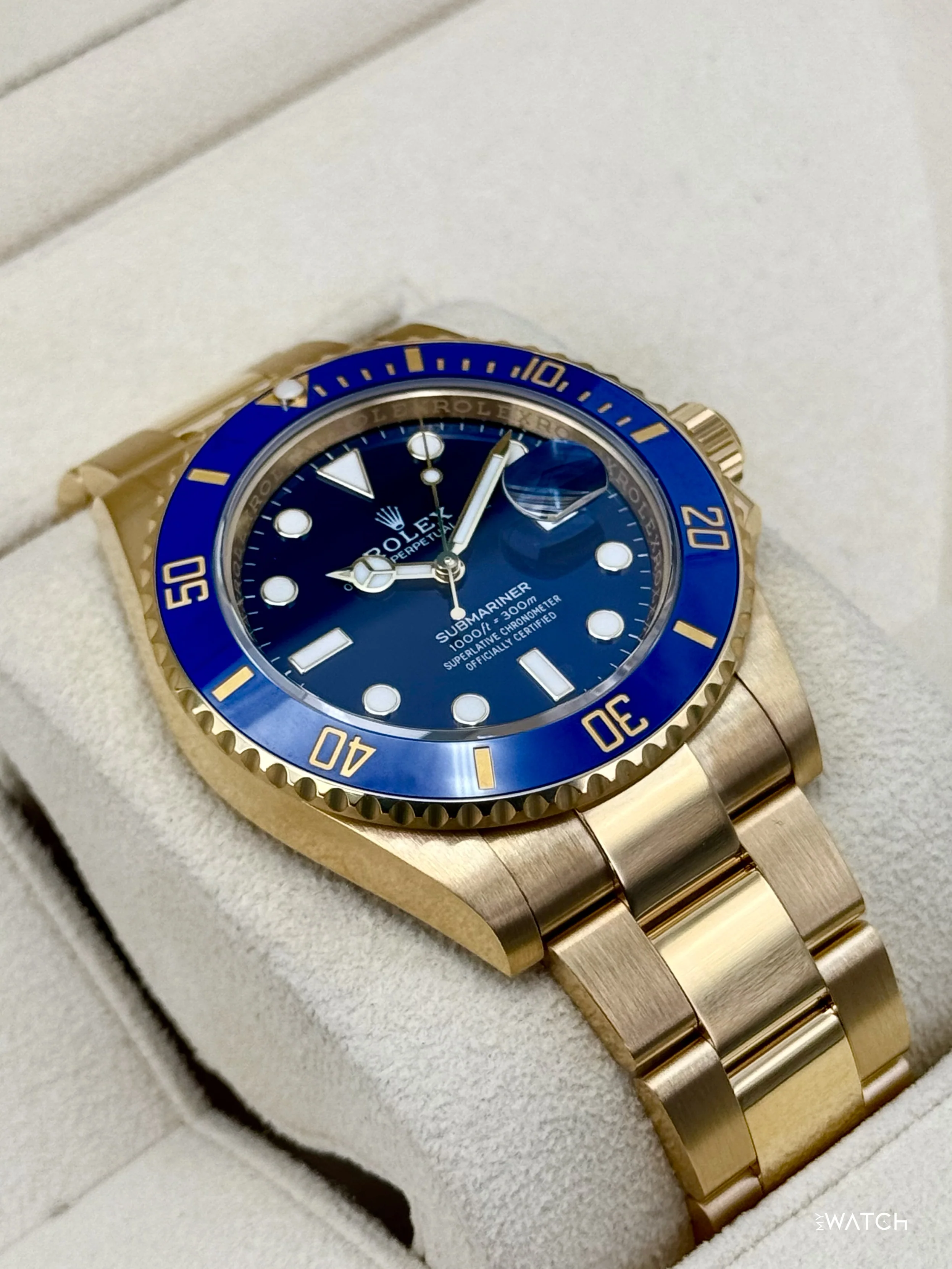 2024 Rolex Submariner "Bluesy" 41mm 126618LB Yellow Gold Blue Dial - Image 6