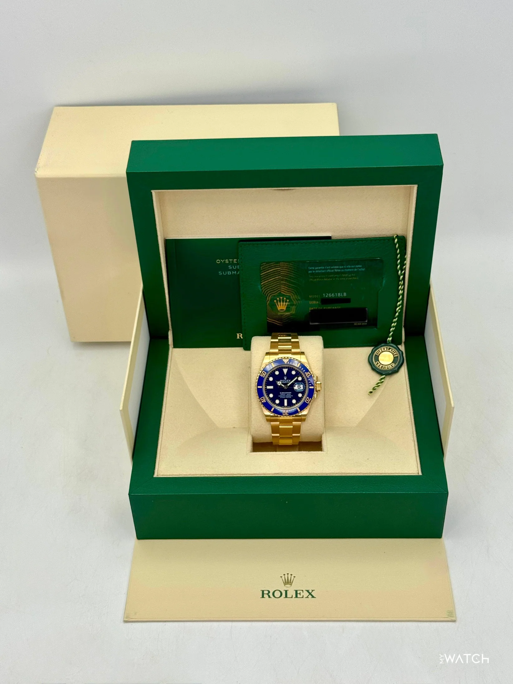 2024 Rolex Submariner "Bluesy" 41mm 126618LB Yellow Gold Blue Dial - Image 9