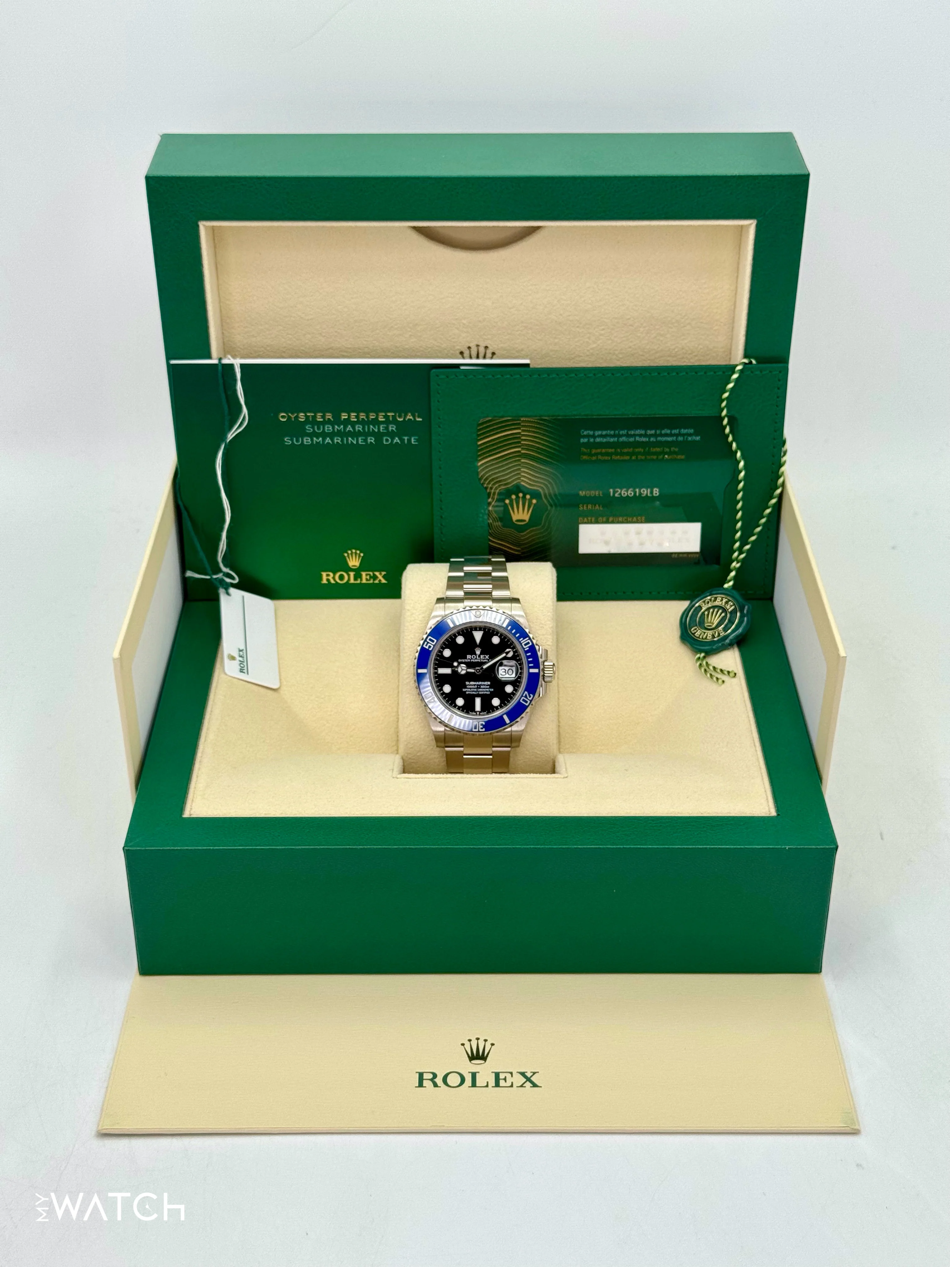 2024 Rolex Submariner “Cookie Monster ” 41mm 126619LB White Gold Black Dial - Image 9