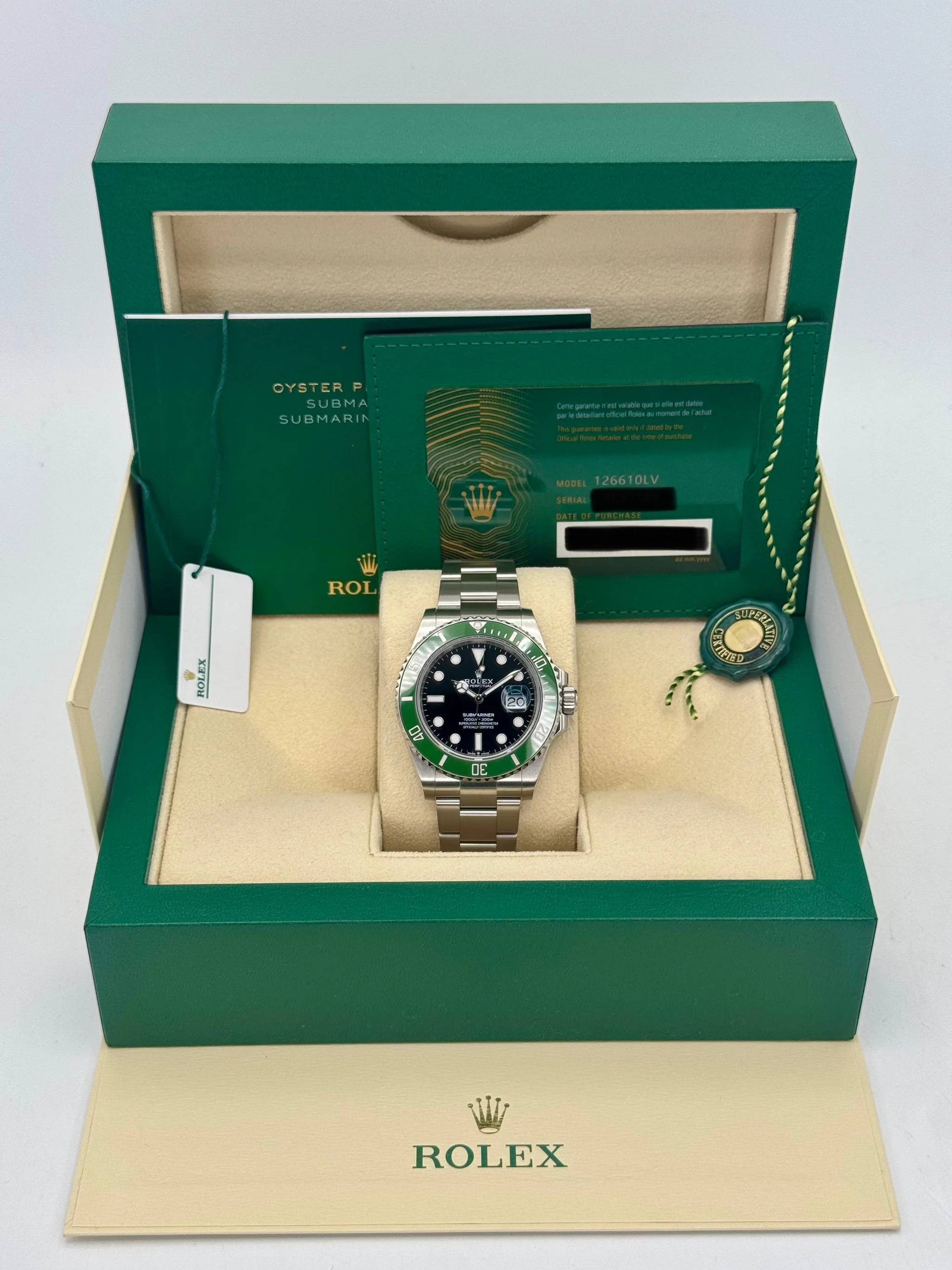 NEW 2024 Rolex Submariner "Starbucks" 41mm 126610LV Black Dial - Image 9